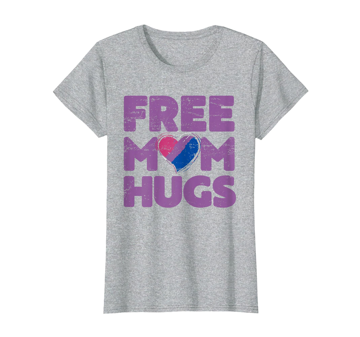 Free Mom Hugs Free Mom Hugs Bisexual T-Shirt - Graphic Print for Adults - T-Shirt, Sweatshirt, Hoodie