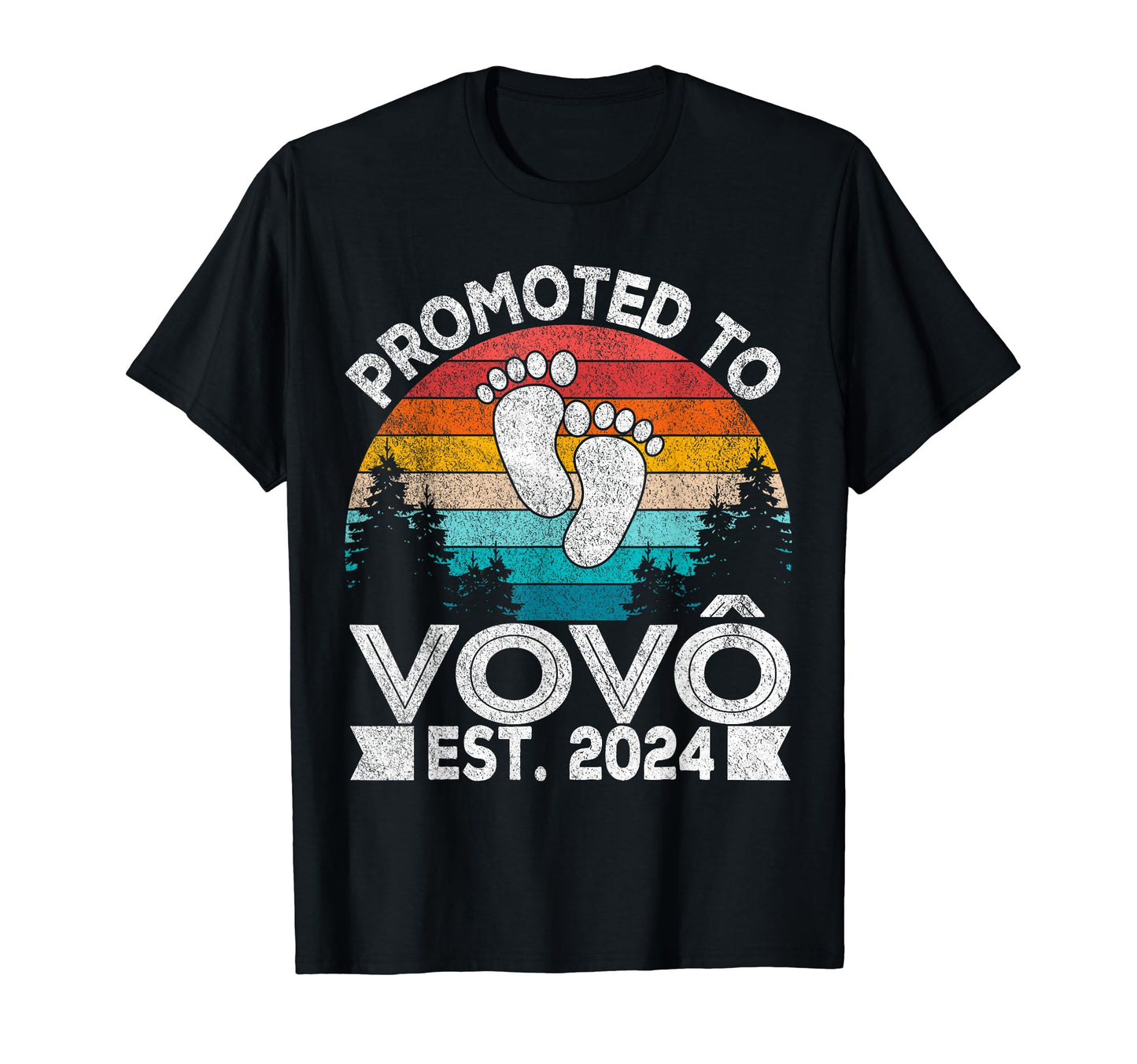 Promoted To Vov Est 2024 Portuguese T-Shirt - Custom Art Print for Adults - T-Shirt, Sweatshirt, Hoodie