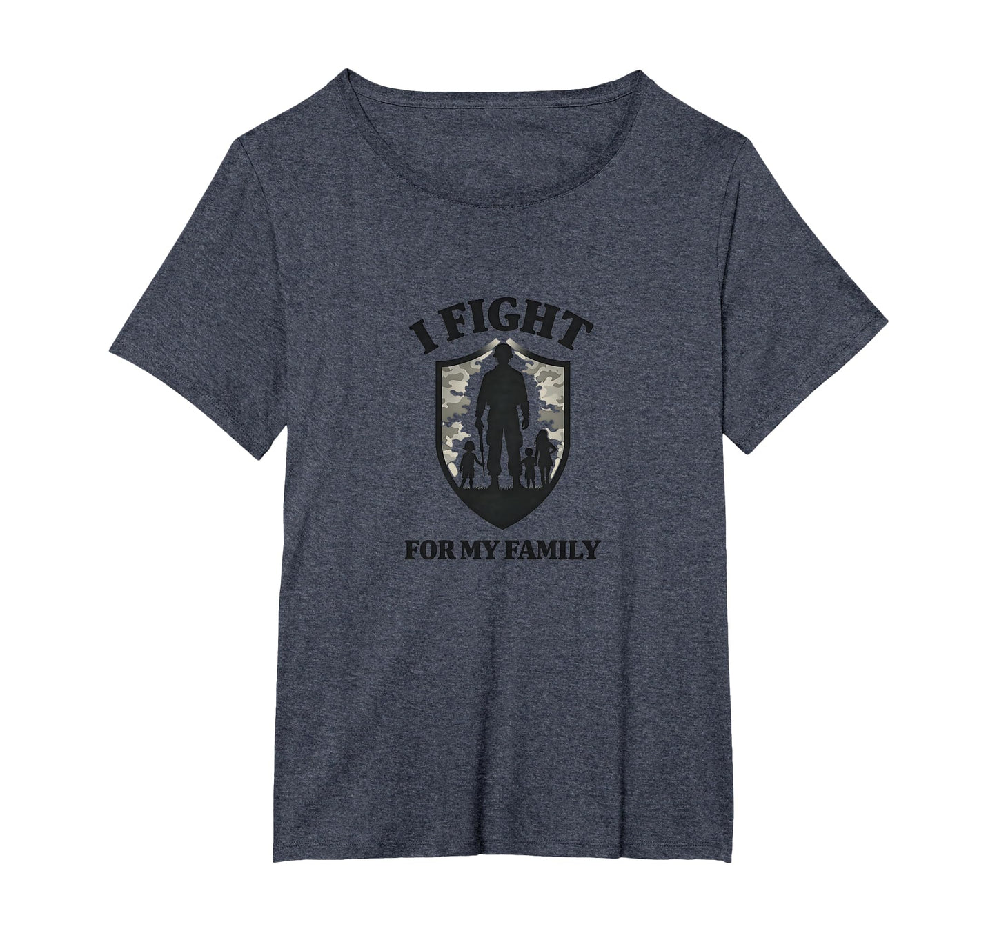 Army Dads I Fight My Family Military T-Shirt - Custom Art Print Men Women - T-Shirt, Sweatshirt, Hoodie
