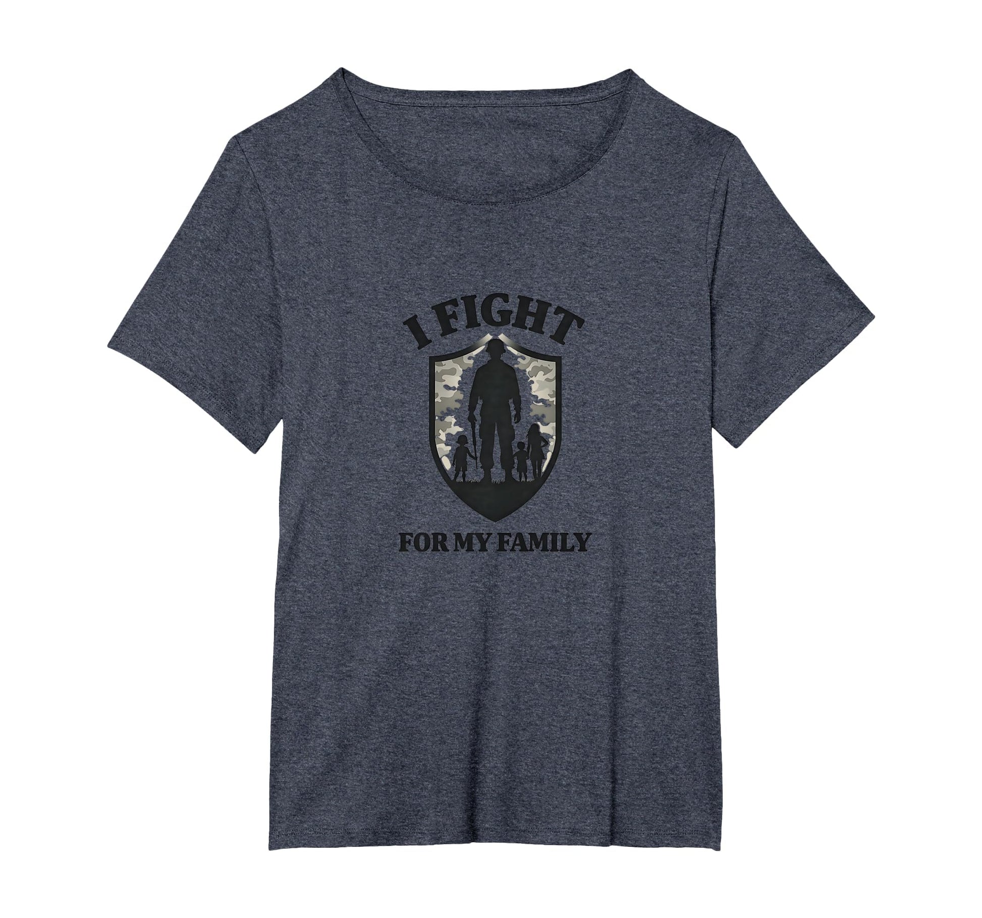 Army Dads I Fight My Family Military T-Shirt - Custom Art Print Men Women - T-Shirt, Sweatshirt, Hoodie