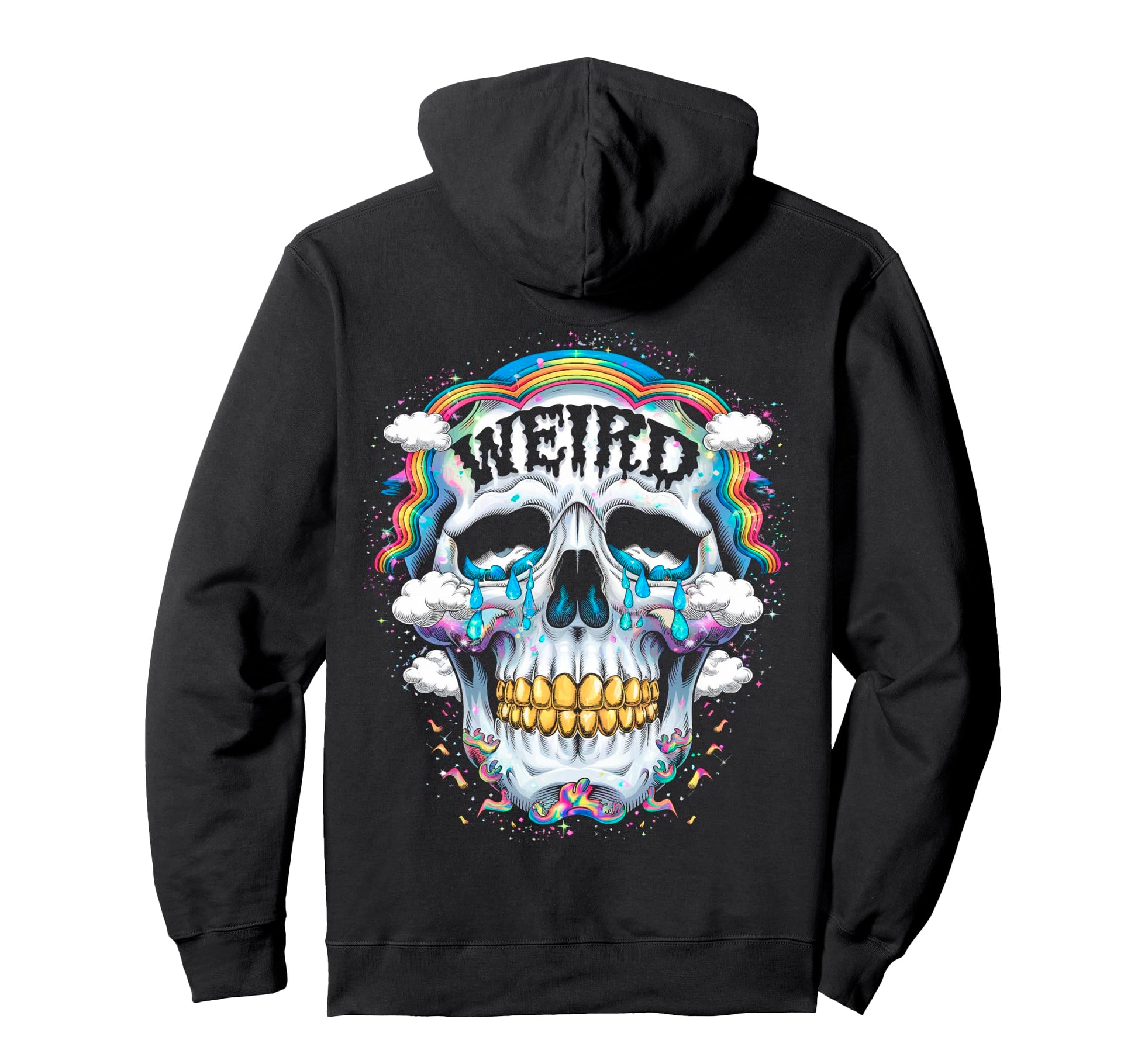 Gothic Mens Womens Tops Skeleton Meme Hoodie - Custom Art Print for Adults - T-Shirt, Sweatshirt, Hoodie