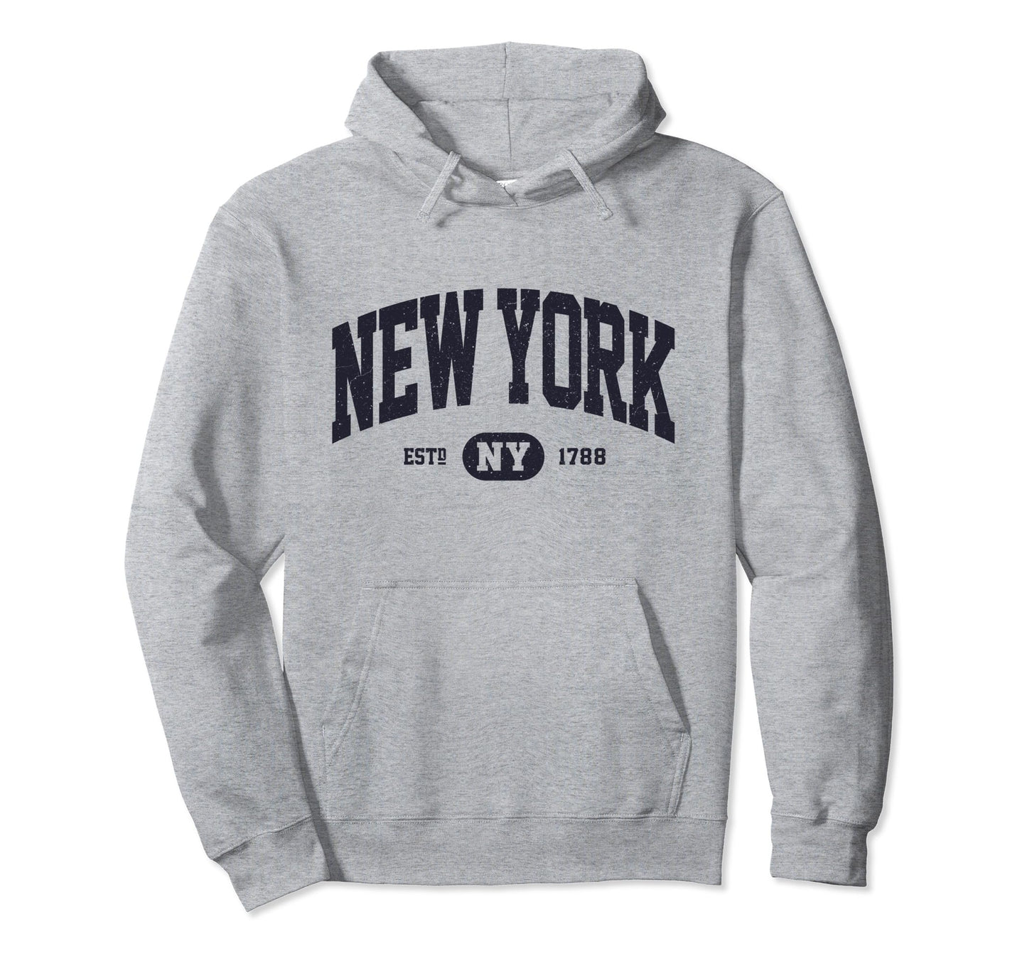 Navy New York Ny Hoodie - Graphic Print for Adults - T-Shirt, Sweatshirt, Hoodie