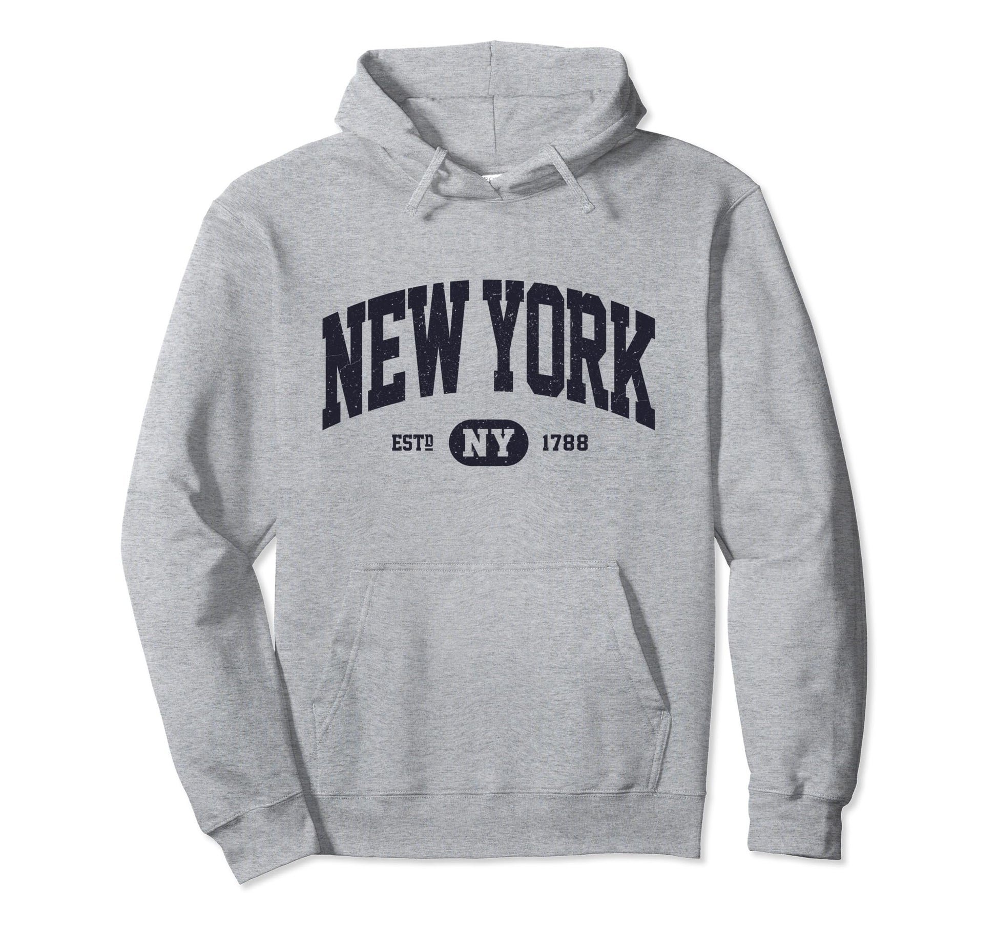 Navy New York Ny Hoodie - Graphic Print for Adults - T-Shirt, Sweatshirt, Hoodie