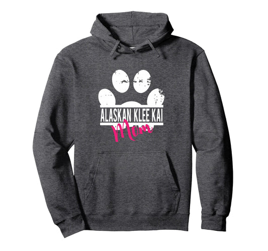 Alaskan Klee Kai Mom Dog Pet Lover Hoodie - Casual Everyday Wear Unisex - T-Shirt, Sweatshirt, Hoodie
