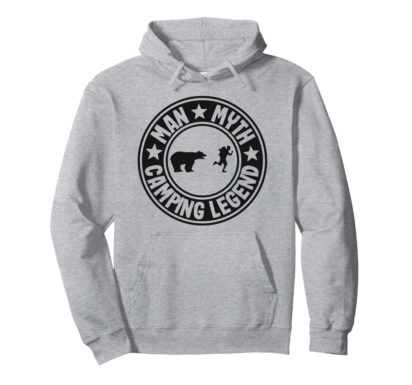 Myth Camping Legend Rv Camper Dad Hoodie - Fun Novelty Design Unisex - T-Shirt, Sweatshirt, Hoodie