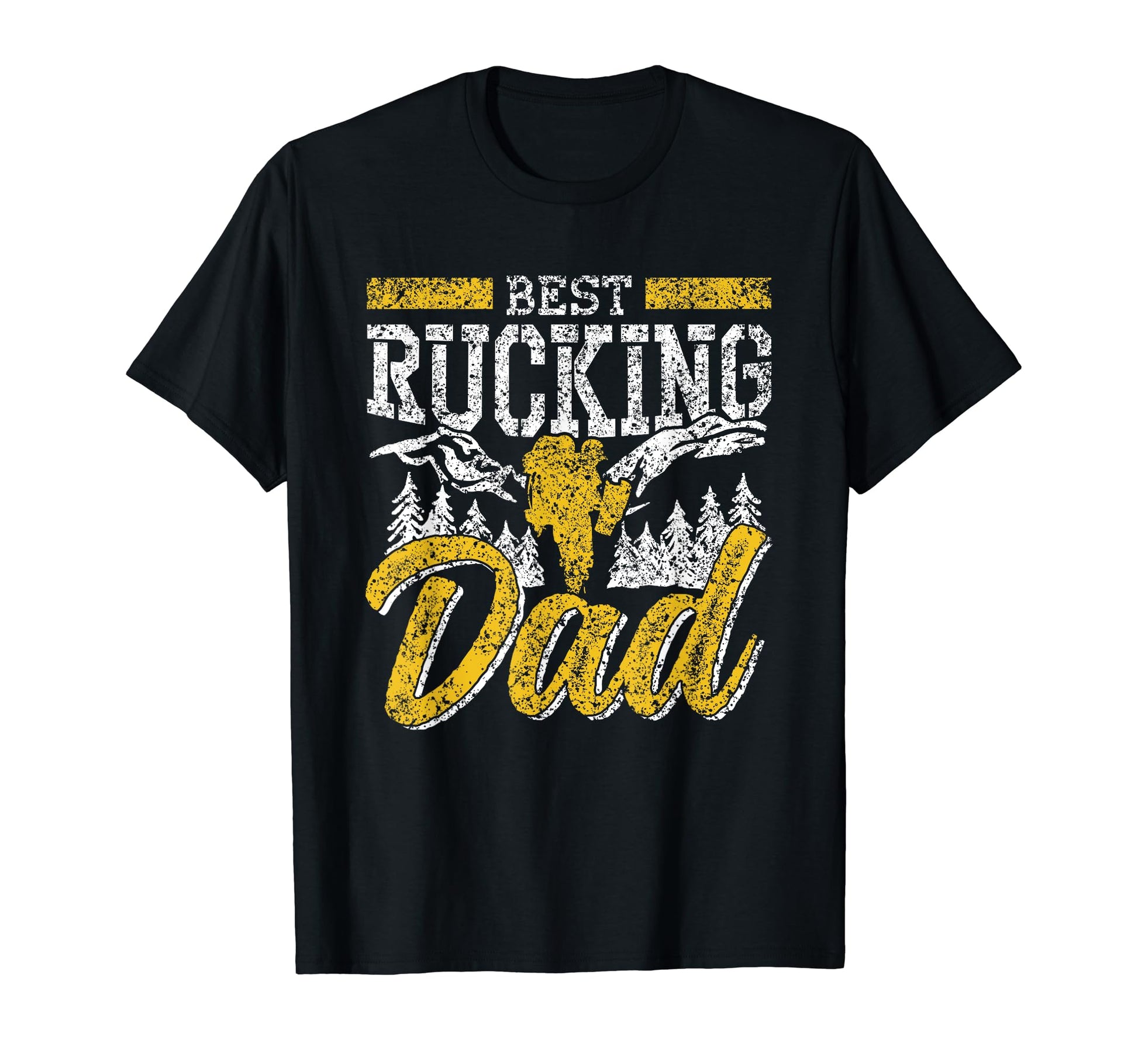 Best Rucking Dad Backpack Rucksack T-Shirt - Minimalist Print for Adults - T-Shirt, Sweatshirt, Hoodie