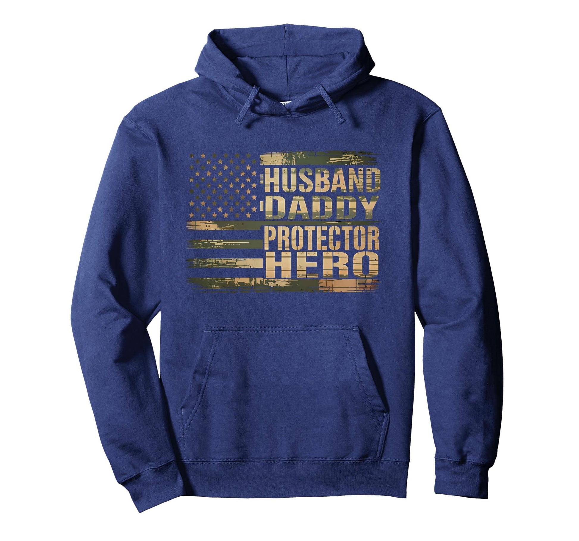 Husband Daddy Protector Hero Fathers Day Hoodie - Novelty Apparel Unisex - T-Shirt, Sweatshirt, Hoodie