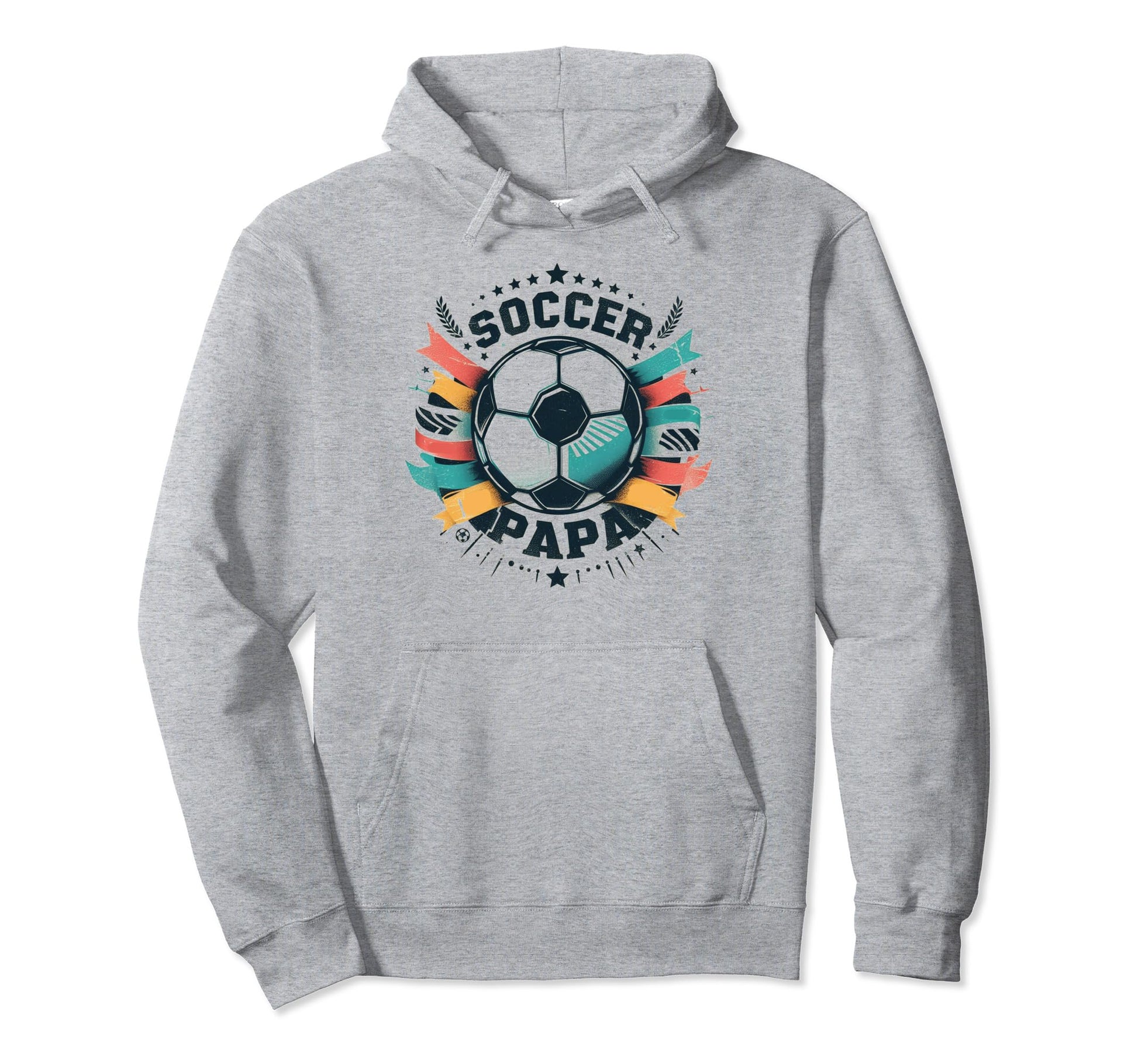 Soccer Papa Family Matching Dad Hoodie - Fun Novelty Design for Adults - T-Shirt, Sweatshirt, Hoodie