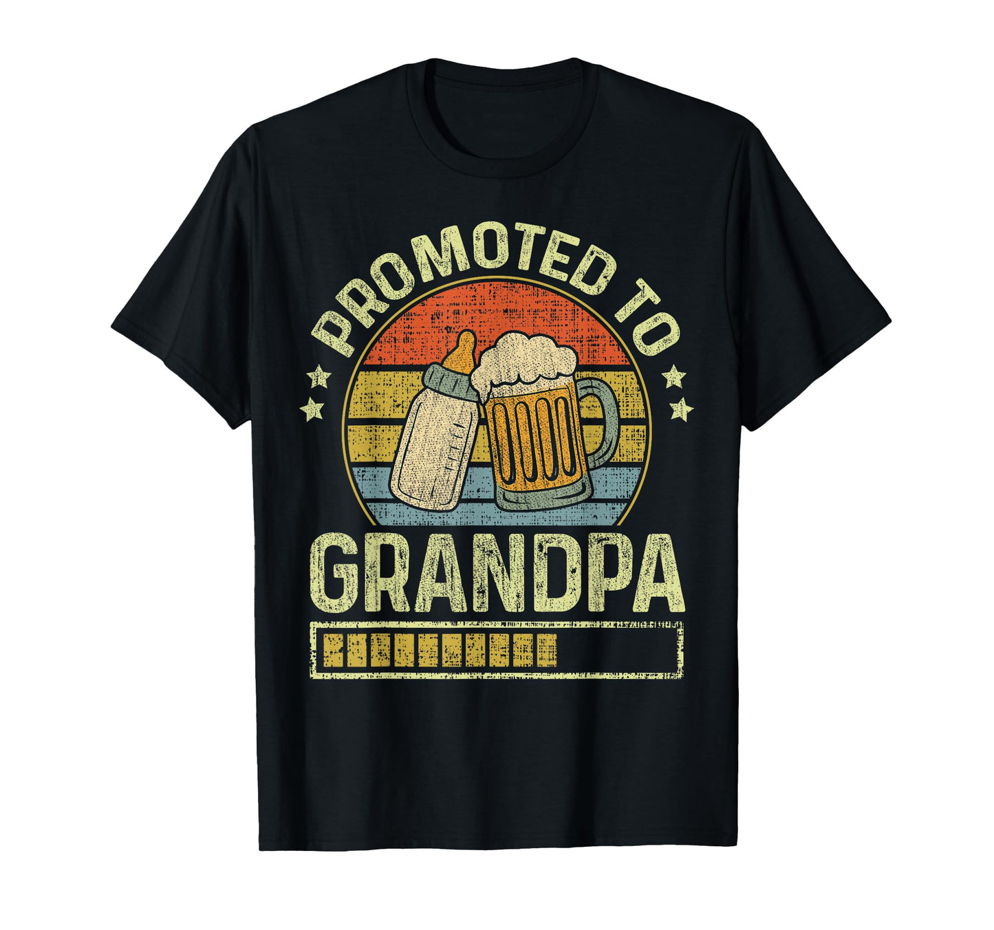 Mens Promoted To Grandpa Pregnancy T-Shirt - Unique Graphic Men Women - T-Shirt, Sweatshirt, Hoodie