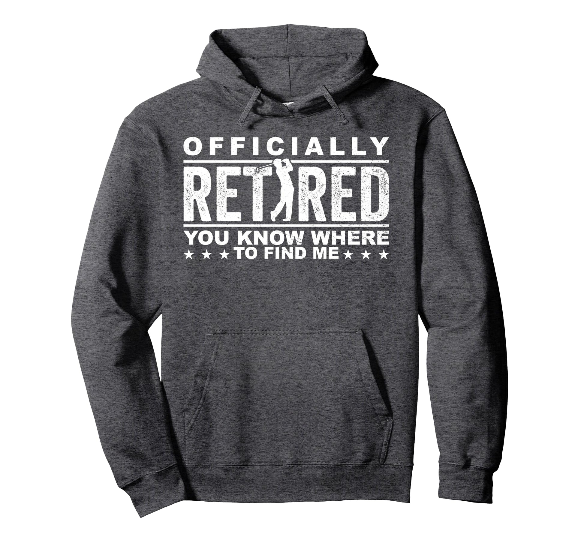 Retirement Golfer Grandpa Golfing Hoodie - Casual Everyday Wear Unisex - T-Shirt, Sweatshirt, Hoodie