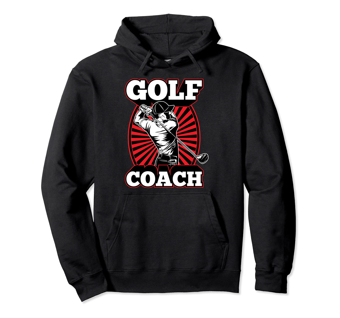 Golf Coach Club Swing Tournament Hoodie - Streetwear Style for Adults - T-Shirt, Sweatshirt, Hoodie
