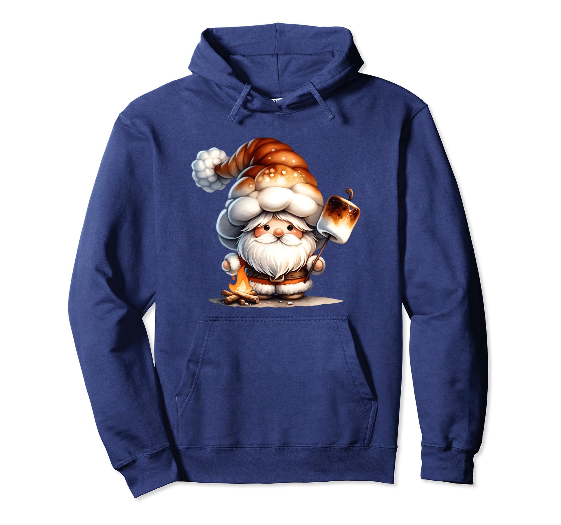 Funny Outdoor Gnome Dad Camping Smores Hoodie - Novelty Apparel Men Women - T-Shirt, Sweatshirt, Hoodie