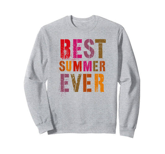 Best Summer Ever Camp Staff Camping Sweatshirt - Fun Novelty Design Unisex - T-Shirt, Sweatshirt, Hoodie