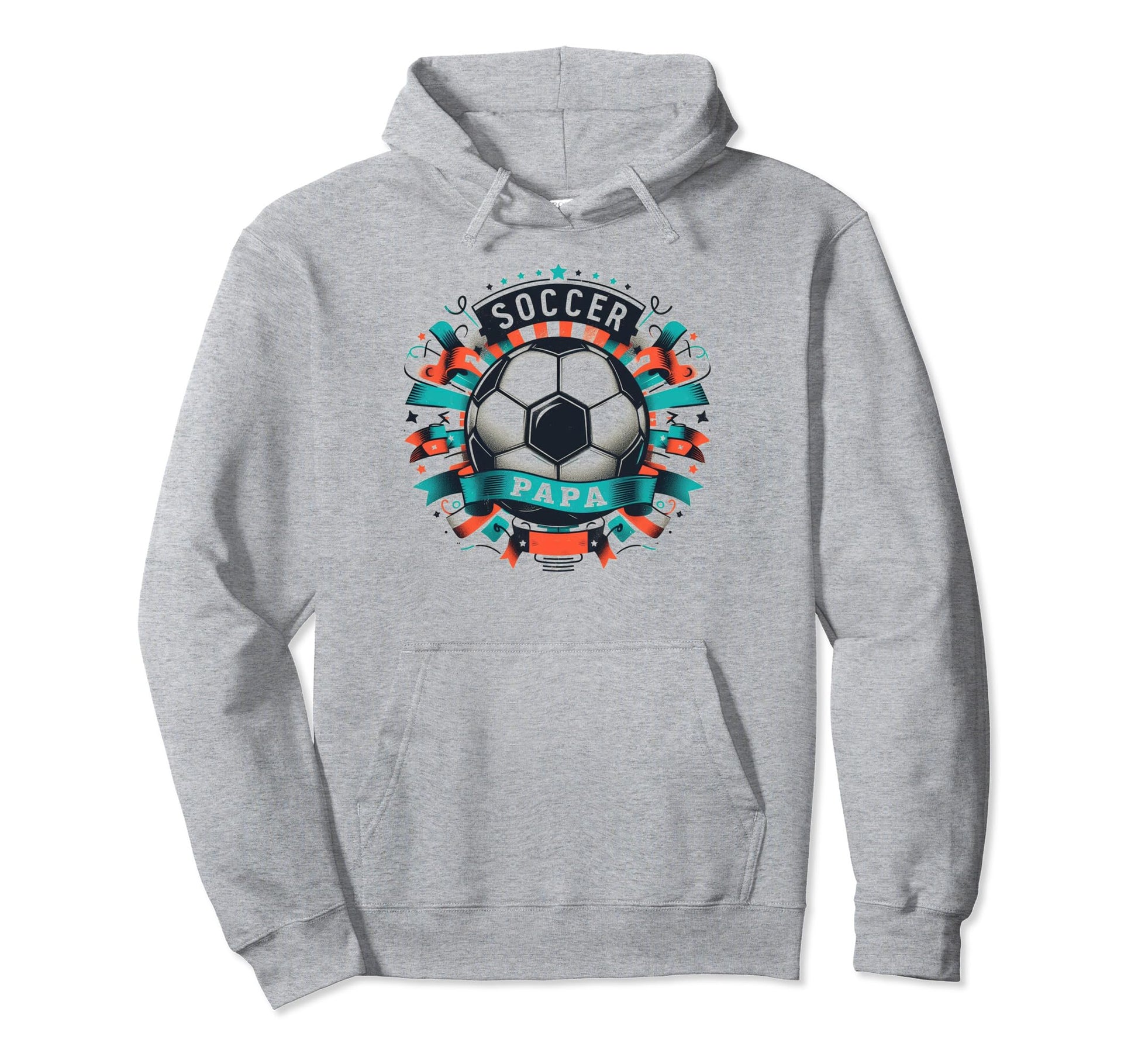 Soccer Papa Family Matching Dad Hoodie - Streetwear Style Men Women - T-Shirt, Sweatshirt, Hoodie