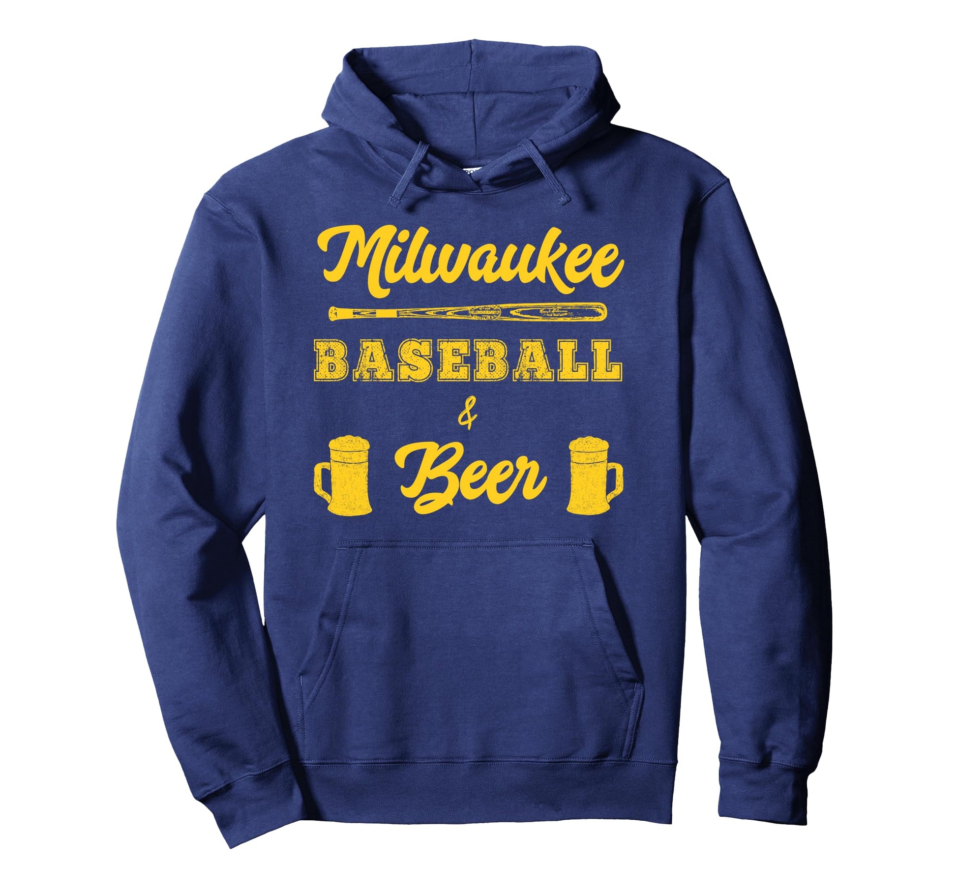 Milwaukee Baseball Beer Fan Hoodie - Casual Everyday Wear for Adults - T-Shirt, Sweatshirt, Hoodie