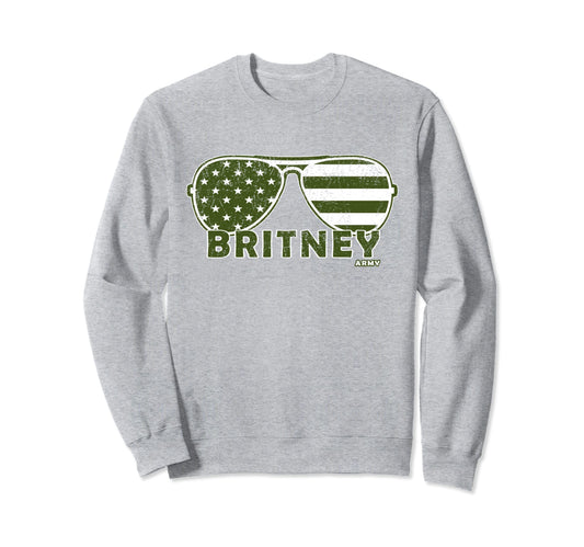Britney Army Sunglasses Pop Culture Sweatshirt - Streetwear Style Unisex - T-Shirt, Sweatshirt, Hoodie