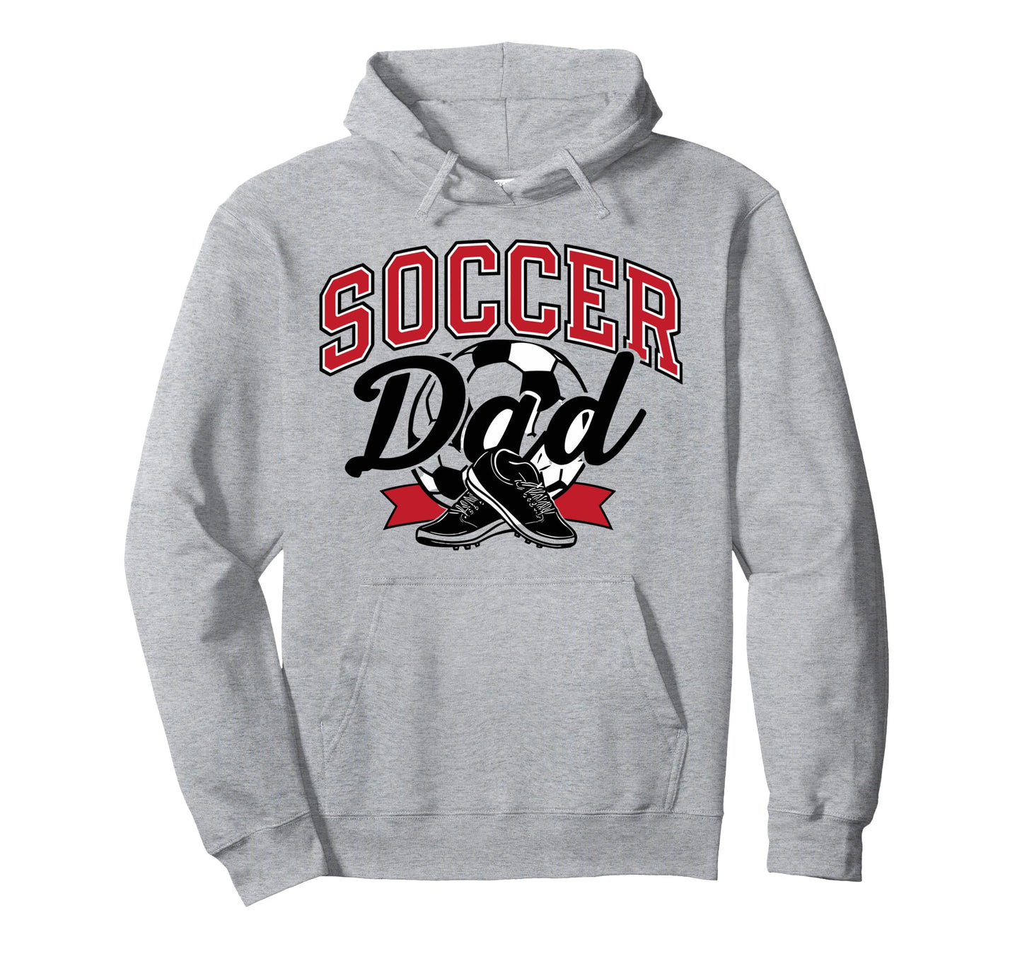 Proud Soccer Dad Sports Enthusiast Hoodie - Unique Graphic Unisex - T-Shirt, Sweatshirt, Hoodie