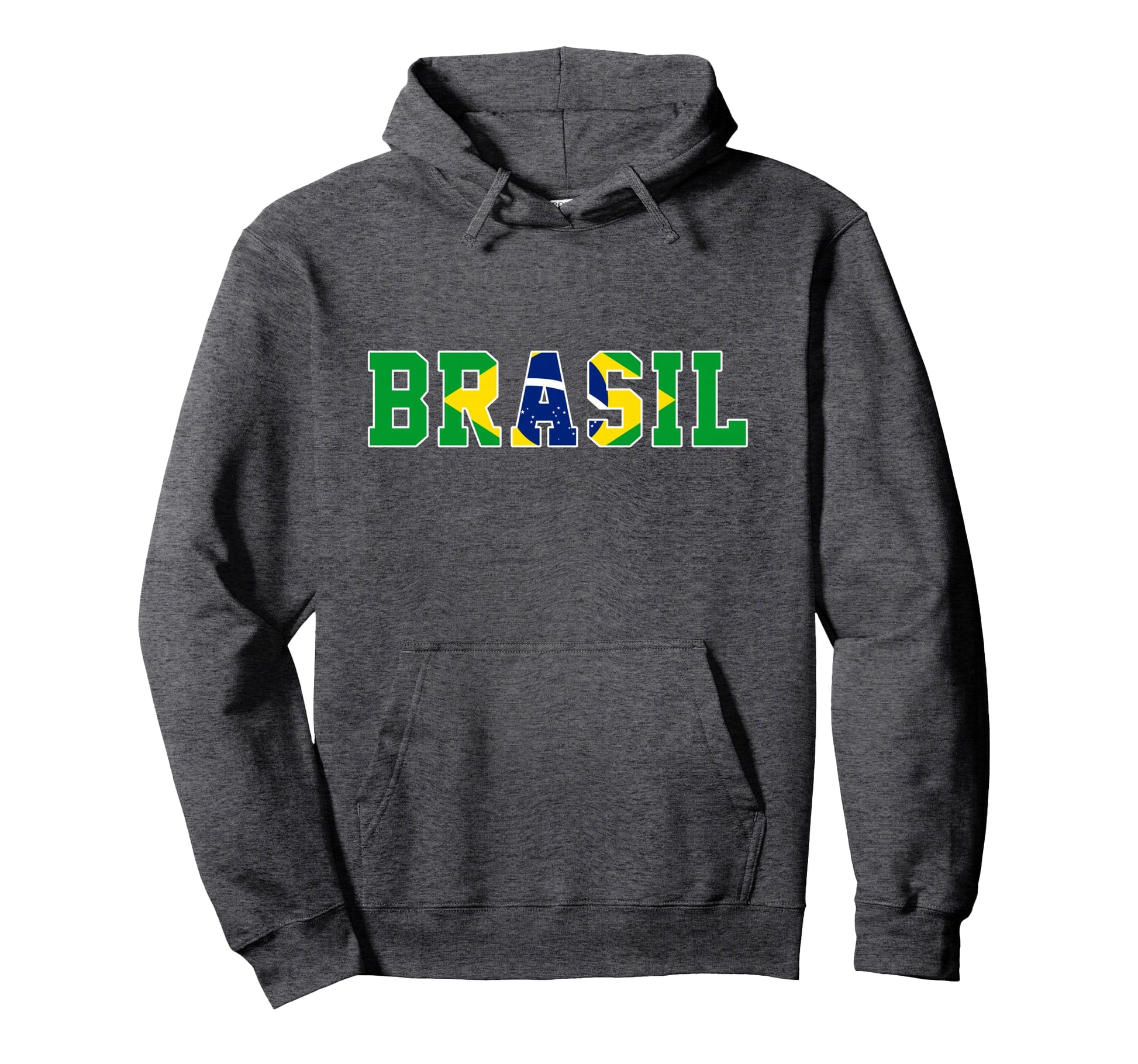 Brasil Costume Brazilian Flag Funny Hoodie - Streetwear Style Men Women - T-Shirt, Sweatshirt, Hoodie