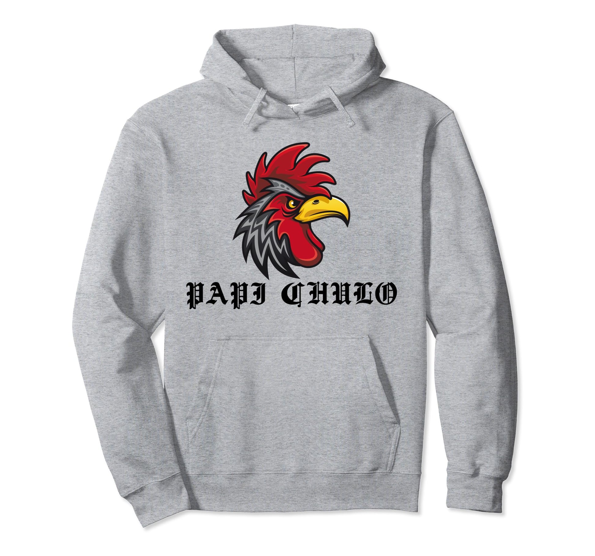Papi Chulo Latino Mexico Father Dad Rooster Hoodie - Novelty Apparel Unisex - T-Shirt, Sweatshirt, Hoodie