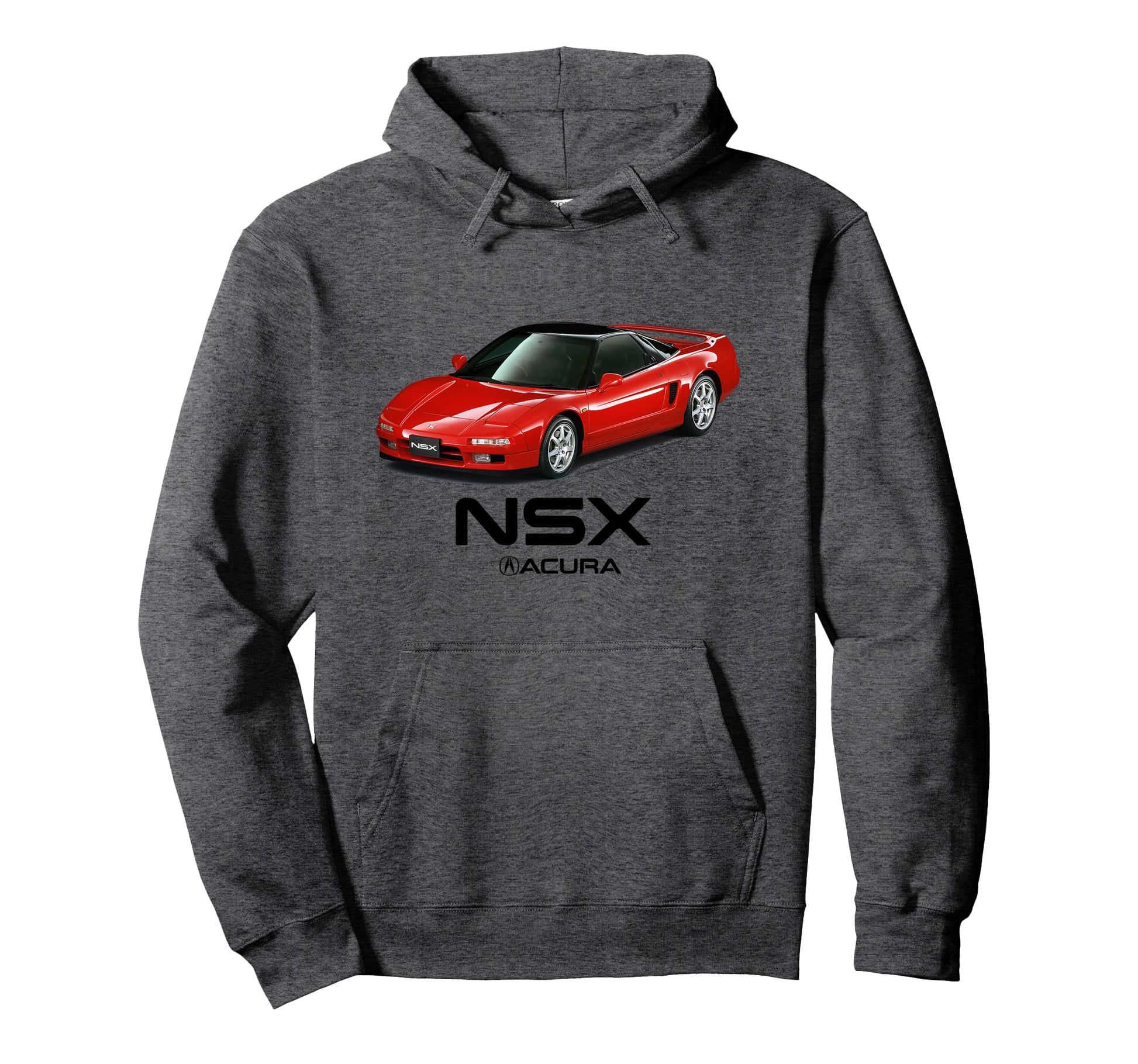 Honda Nsx Red Sports Car Hoodie - Custom Art Print for Adults - T-Shirt, Sweatshirt, Hoodie