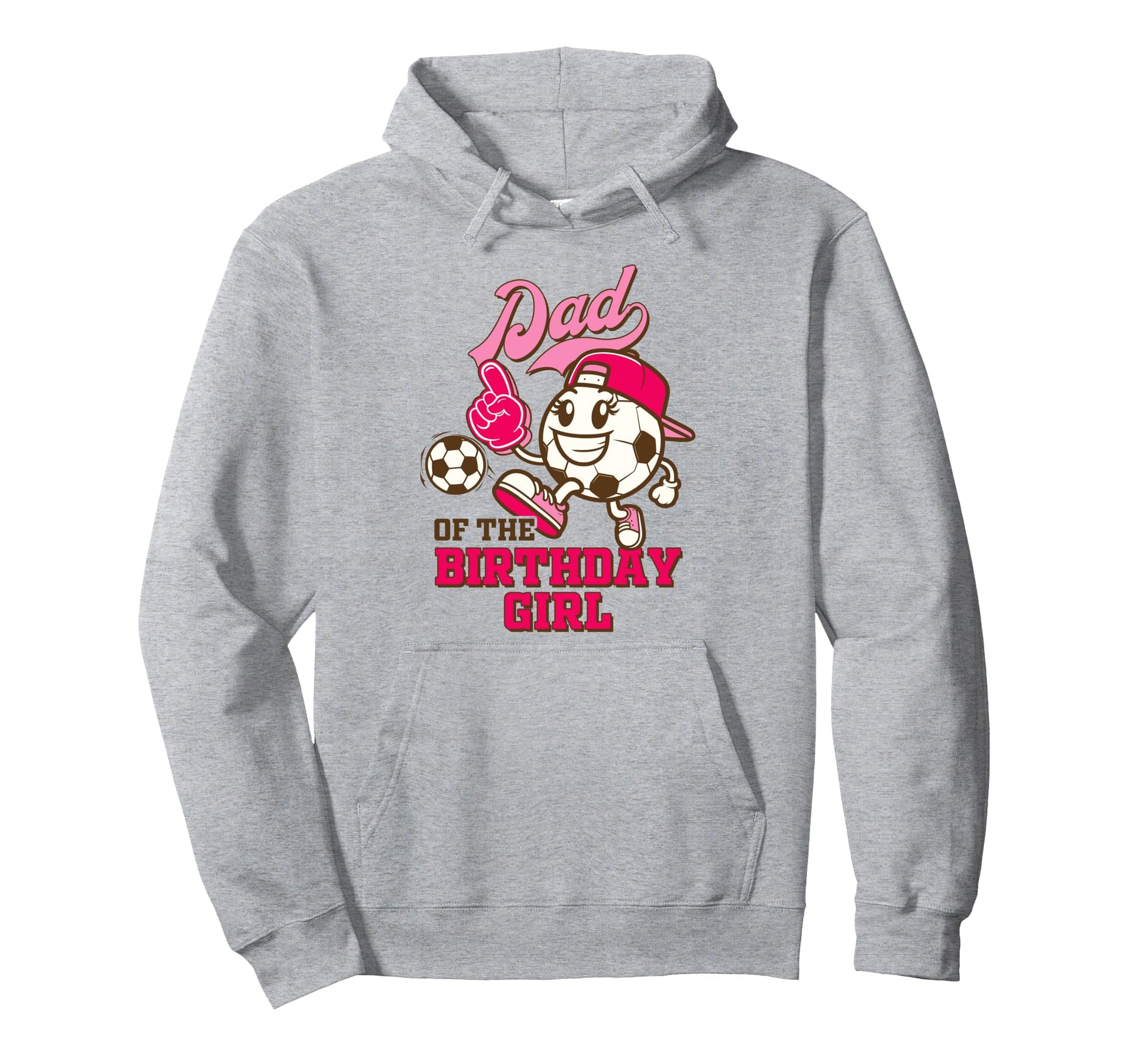 Soccer Daddy Birthday Party Dad Birthday Hoodie - Streetwear Style Unisex - T-Shirt, Sweatshirt, Hoodie