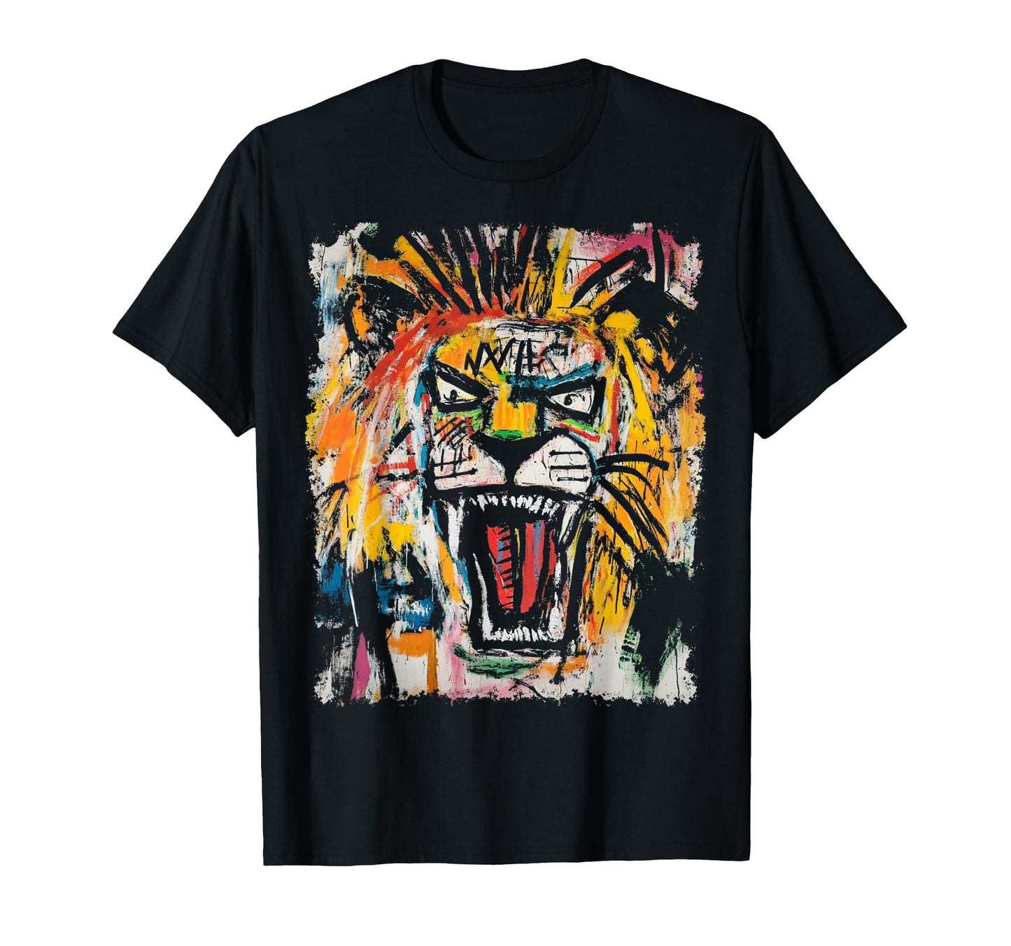 Pop Art Lion 90S Graffiti T-Shirt - Streetwear Style for Adults - T-Shirt, Sweatshirt, Hoodie