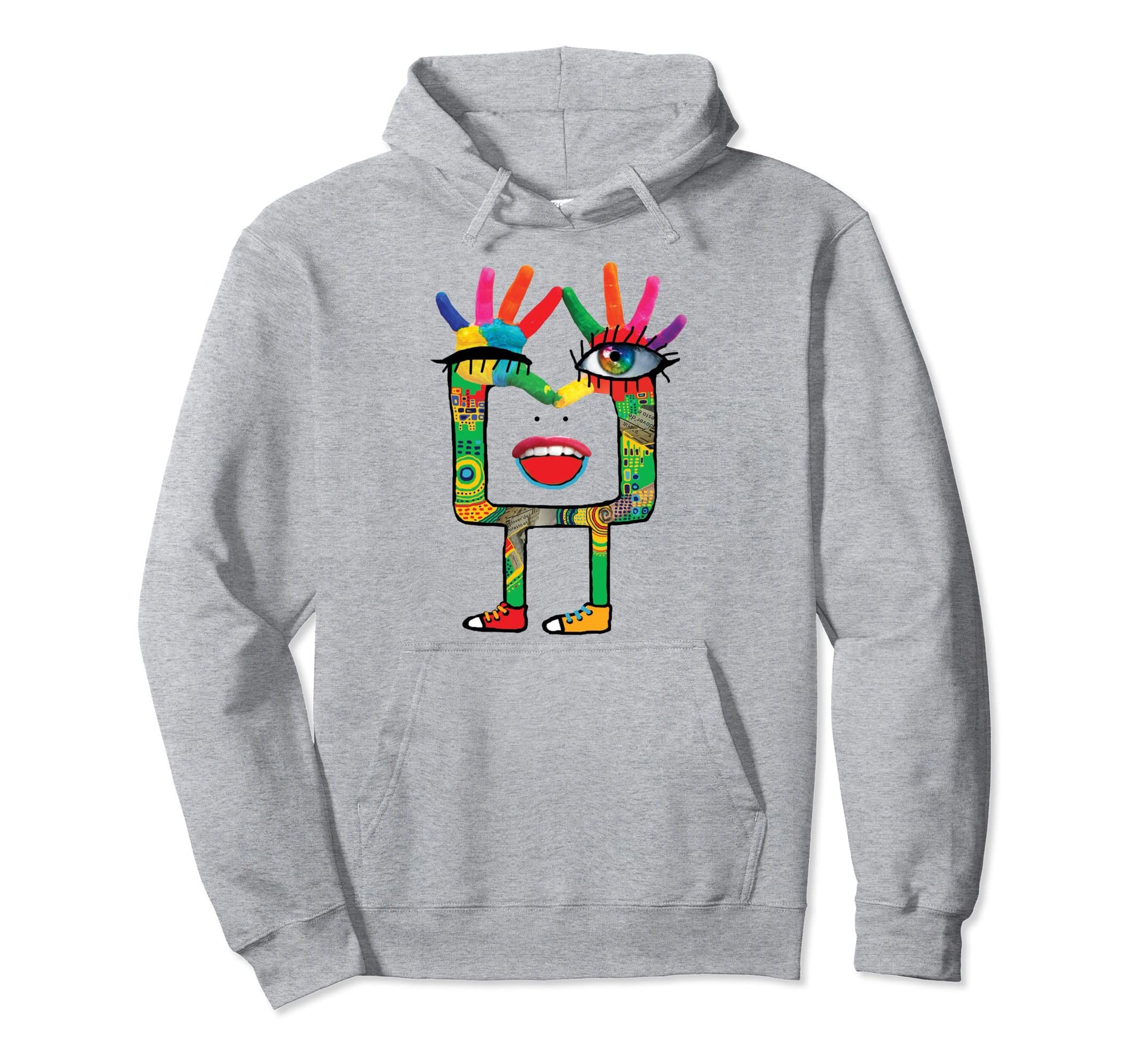 Pop Art Wink Eye Hoodie - Trendy Graphic Men Women - T-Shirt, Sweatshirt, Hoodie