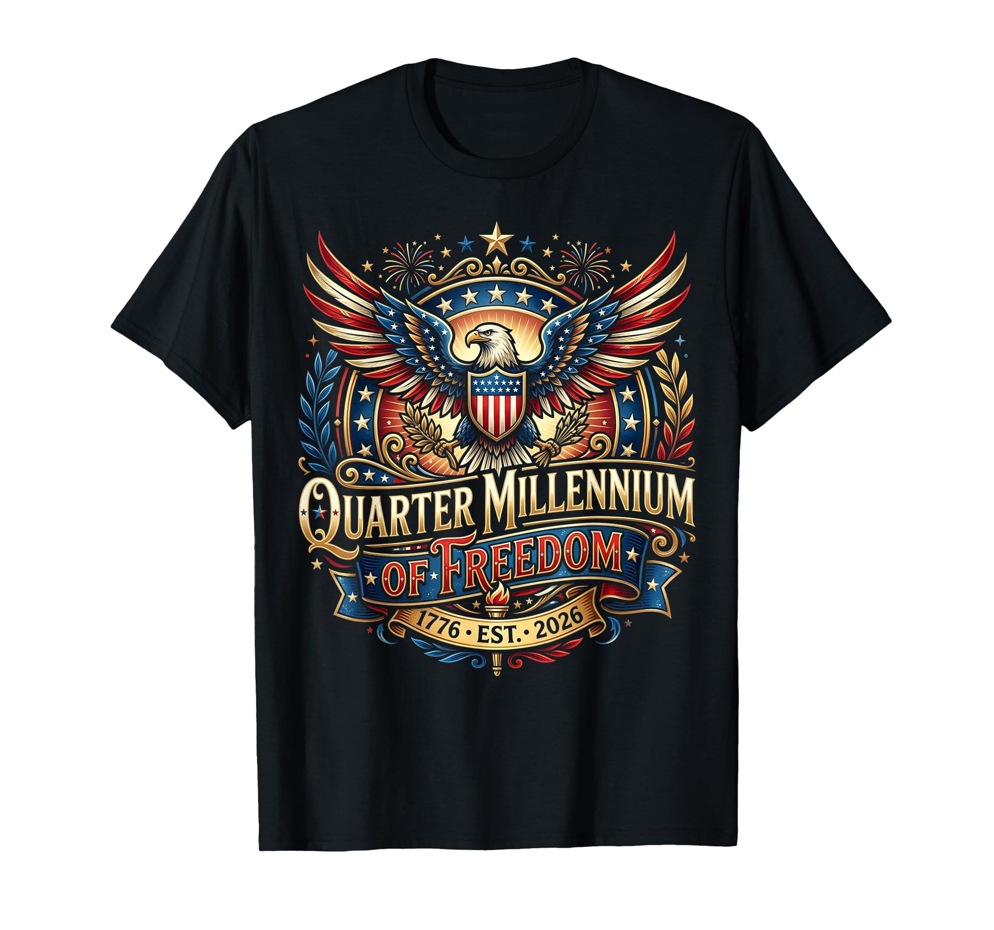 Usa 250 Years Fourth July Patriotic T-Shirt - Trendy Graphic for Adults - T-Shirt, Sweatshirt, Hoodie