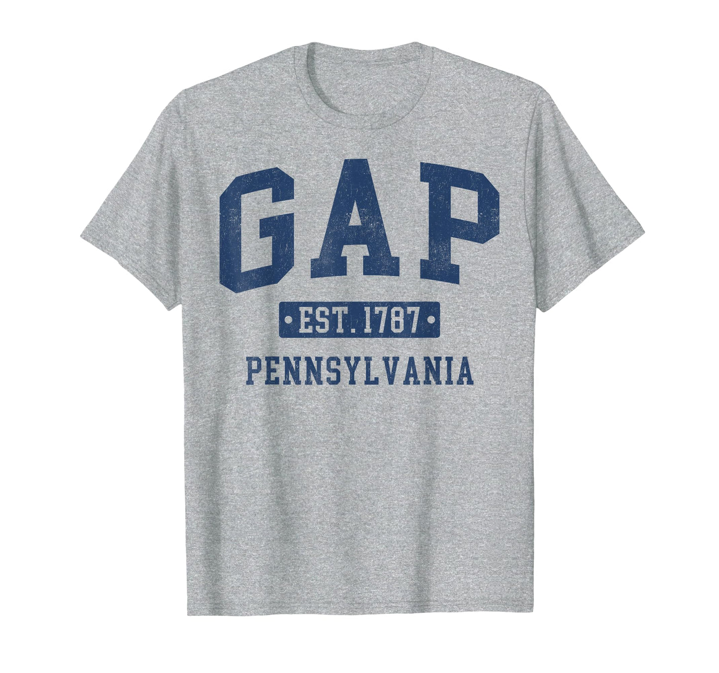 Gap Pennsylvania Pa Athletic Sports T-Shirt - Trendy Graphic Unisex - T-Shirt, Sweatshirt, Hoodie