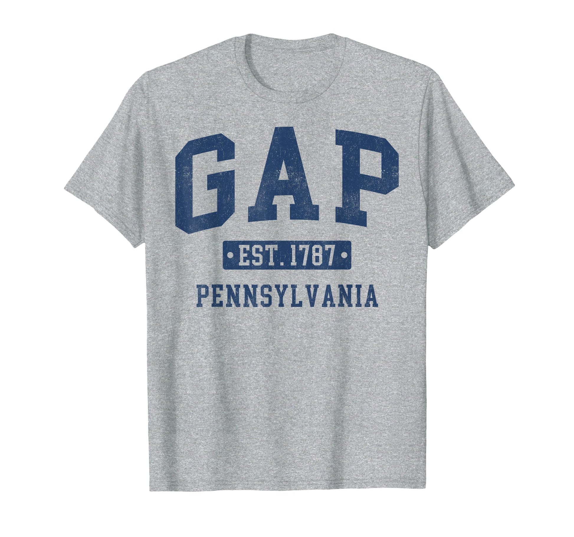 Gap Pennsylvania Pa Athletic Sports T-Shirt - Trendy Graphic Unisex - T-Shirt, Sweatshirt, Hoodie