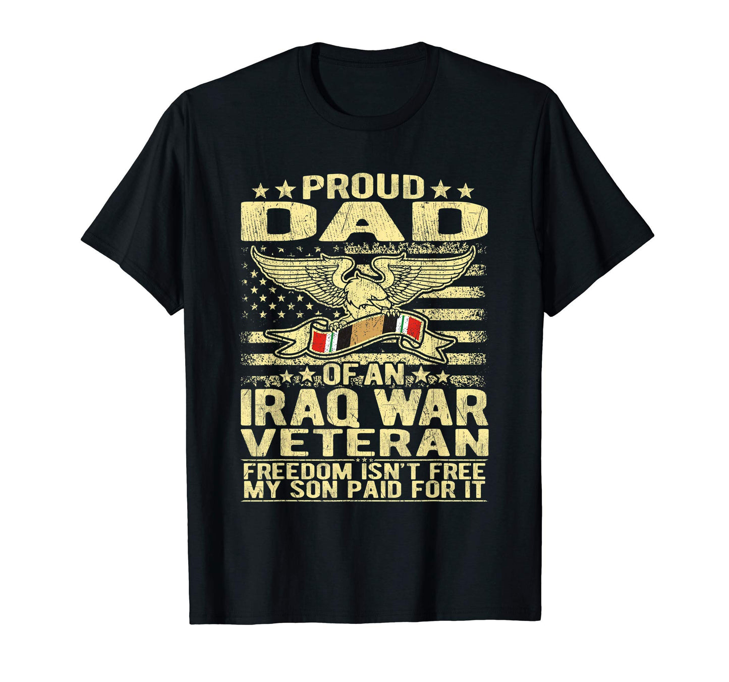 Mens Freedom Isnt Free Proud Dad T-Shirt - Fun Novelty Design for Adults - T-Shirt, Sweatshirt, Hoodie