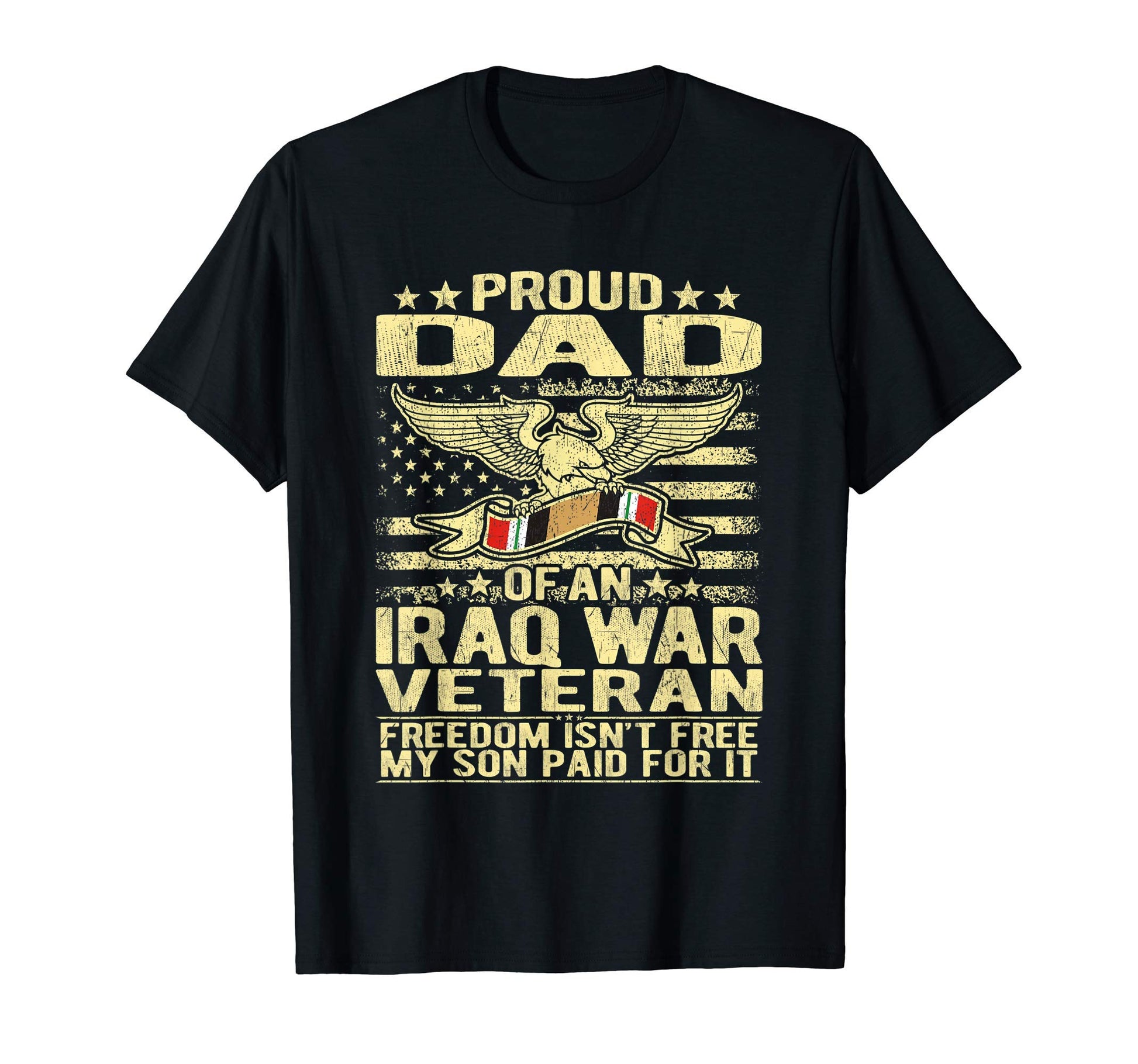 Mens Freedom Isnt Free Proud Dad T-Shirt - Fun Novelty Design for Adults - T-Shirt, Sweatshirt, Hoodie