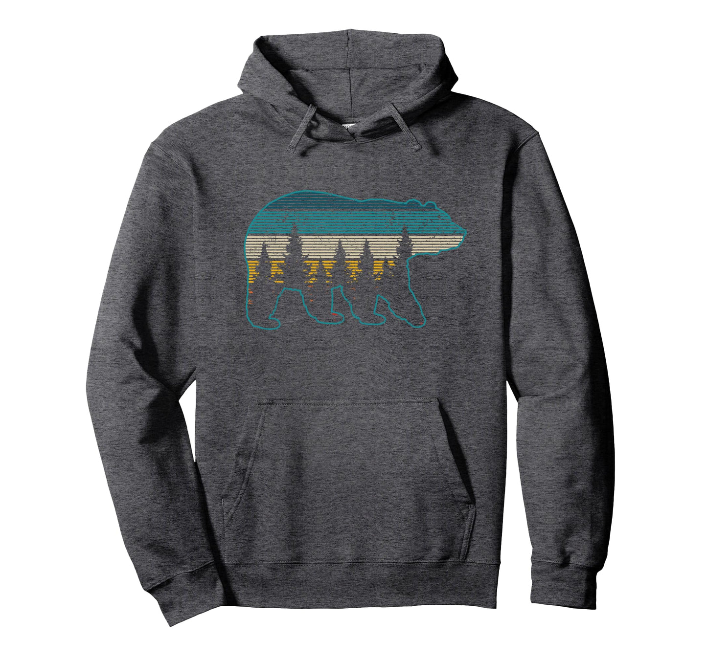 Bear Nature Grizzly Brown Black Bear Hoodie - Fun Novelty Design Unisex - T-Shirt, Sweatshirt, Hoodie