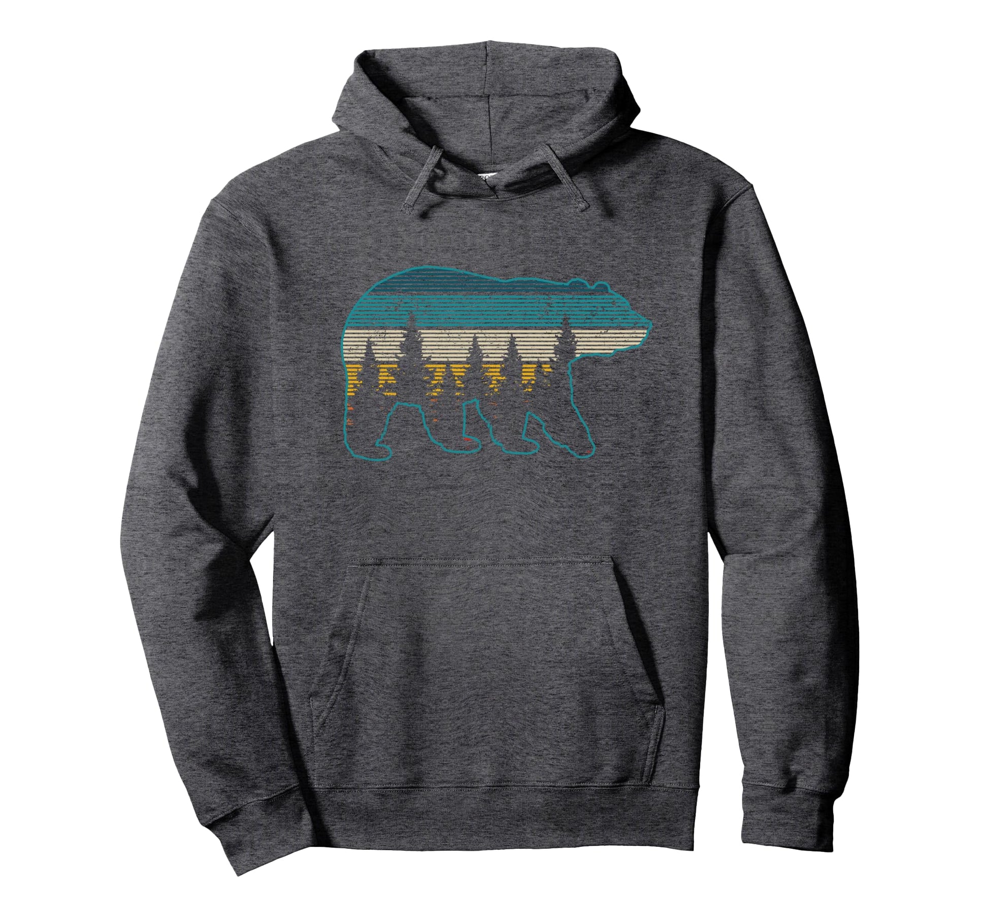 Bear Nature Grizzly Brown Black Bear Hoodie - Fun Novelty Design Unisex - T-Shirt, Sweatshirt, Hoodie
