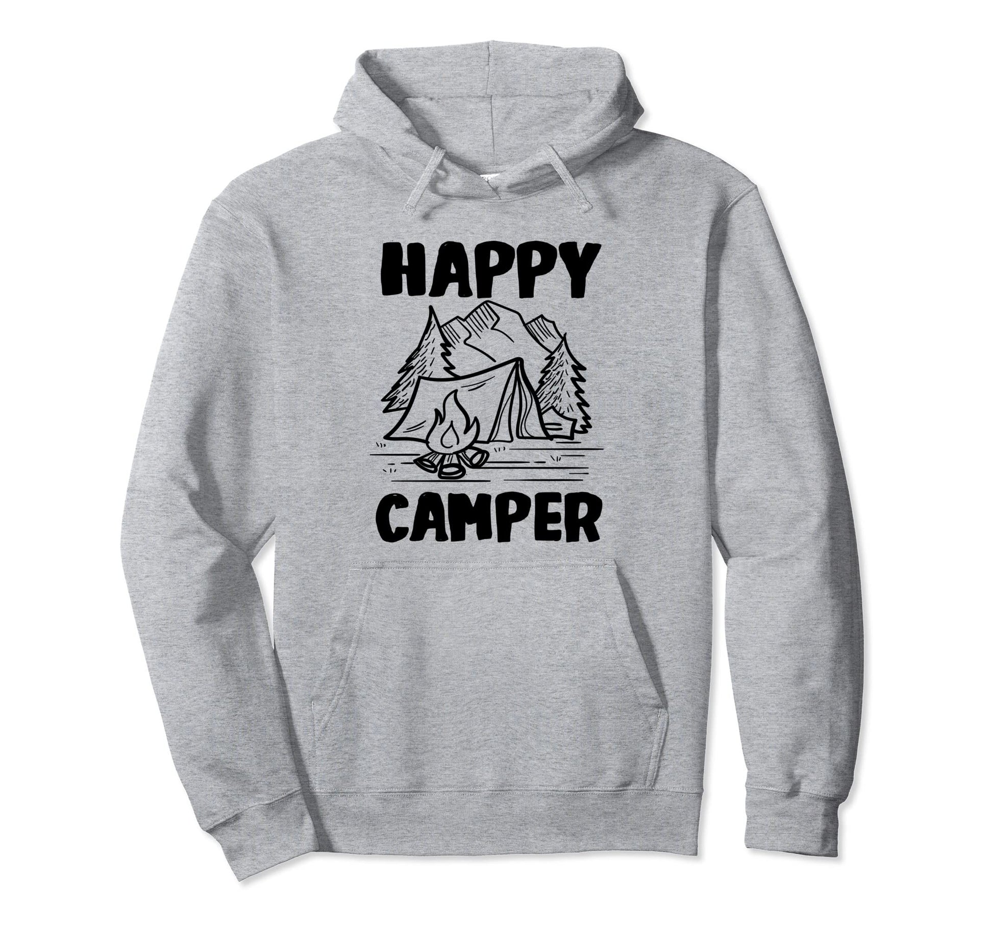 Camping Nature Adventure Happy Hiking Hoodie - Trendy Graphic Men Women - T-Shirt, Sweatshirt, Hoodie
