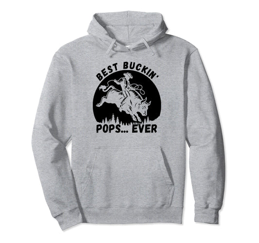 Bullriding Bucking Rodeo Fathers Day Best Hoodie - Graphic Print Unisex - T-Shirt, Sweatshirt, Hoodie