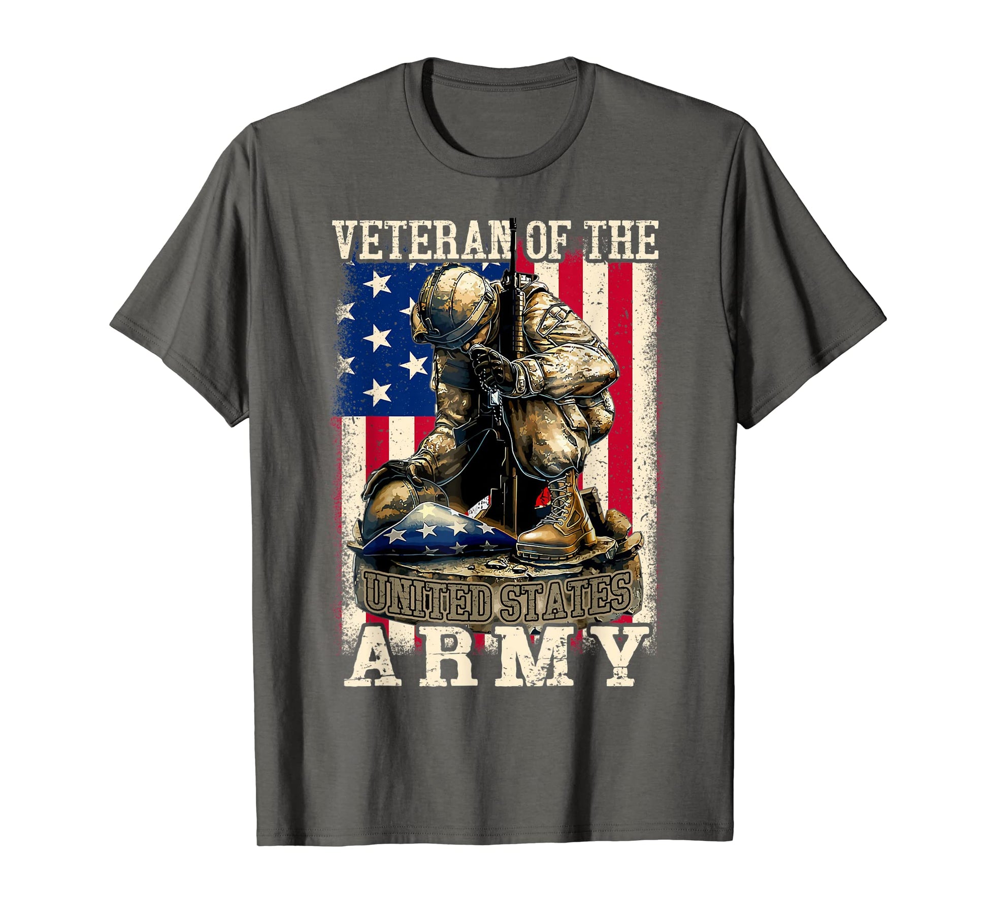 Mens American Flag Veteran T-Shirt - Casual Everyday Wear for Adults - T-Shirt, Sweatshirt, Hoodie