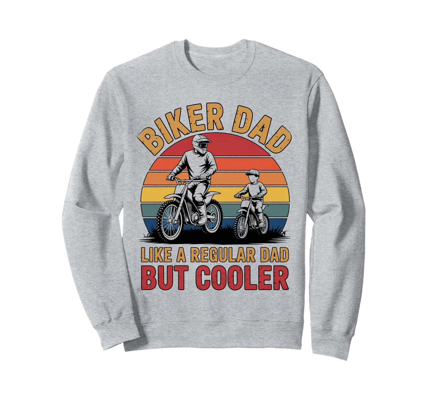 Im Biker Dad Motorcycle Funny Sweatshirt - Minimalist Print for Adults - T-Shirt, Sweatshirt, Hoodie