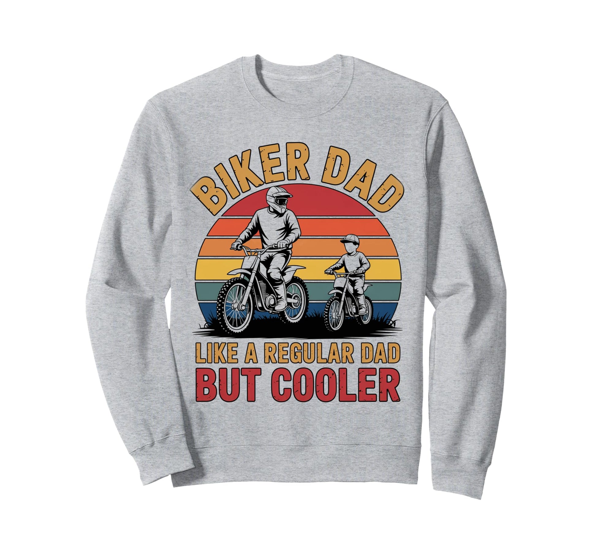 Im Biker Dad Motorcycle Funny Sweatshirt - Minimalist Print for Adults - T-Shirt, Sweatshirt, Hoodie
