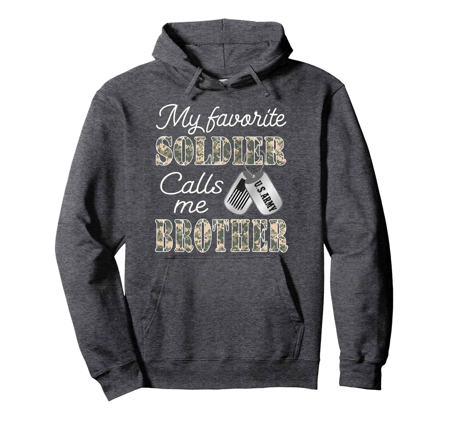 My Favorite Soldier Calls Me Hoodie - Casual Everyday Wear Men Women - T-Shirt, Sweatshirt, Hoodie