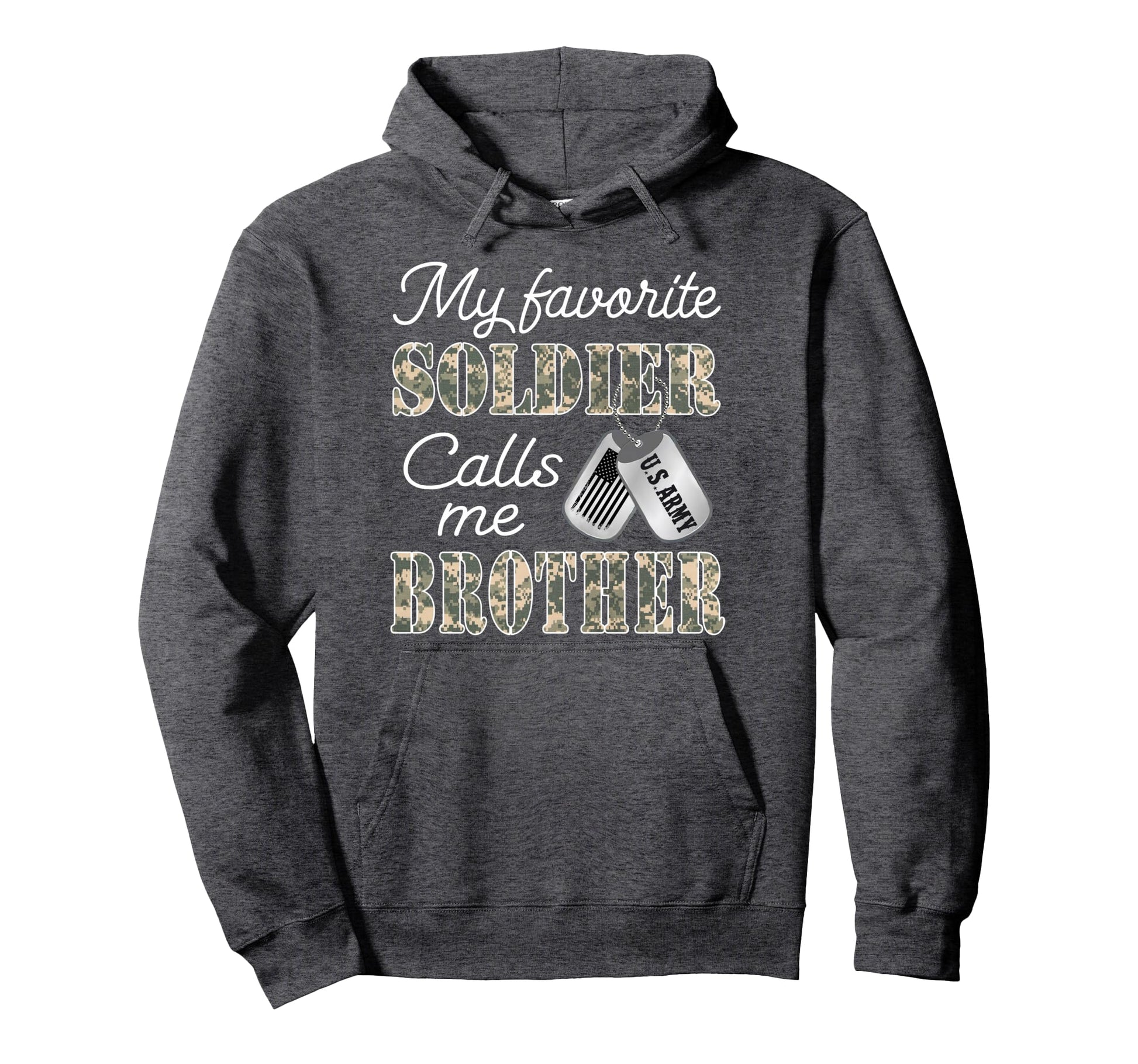 My Favorite Soldier Calls Me Hoodie - Casual Everyday Wear Men Women - T-Shirt, Sweatshirt, Hoodie
