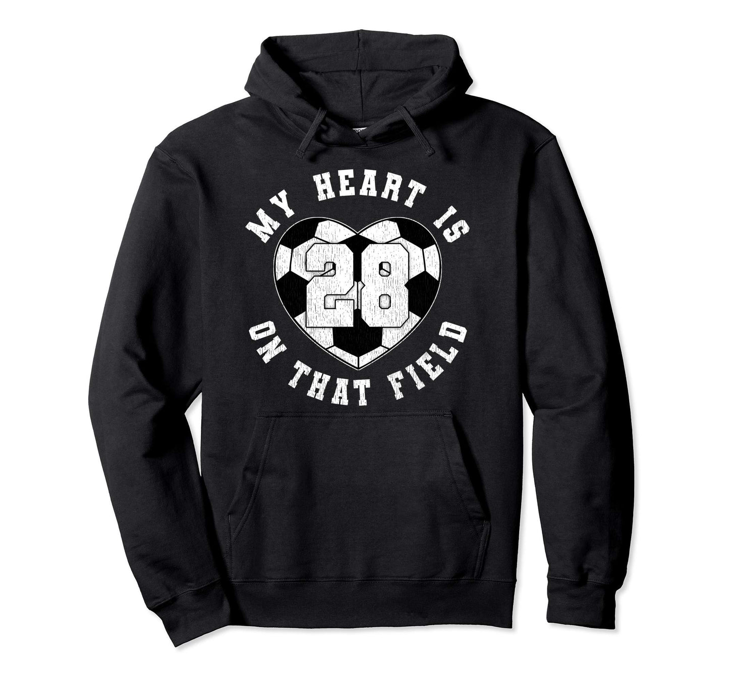 Soccer Player Mom Dad Jersey Number 28 Hoodie - Streetwear Style Unisex - T-Shirt, Sweatshirt, Hoodie