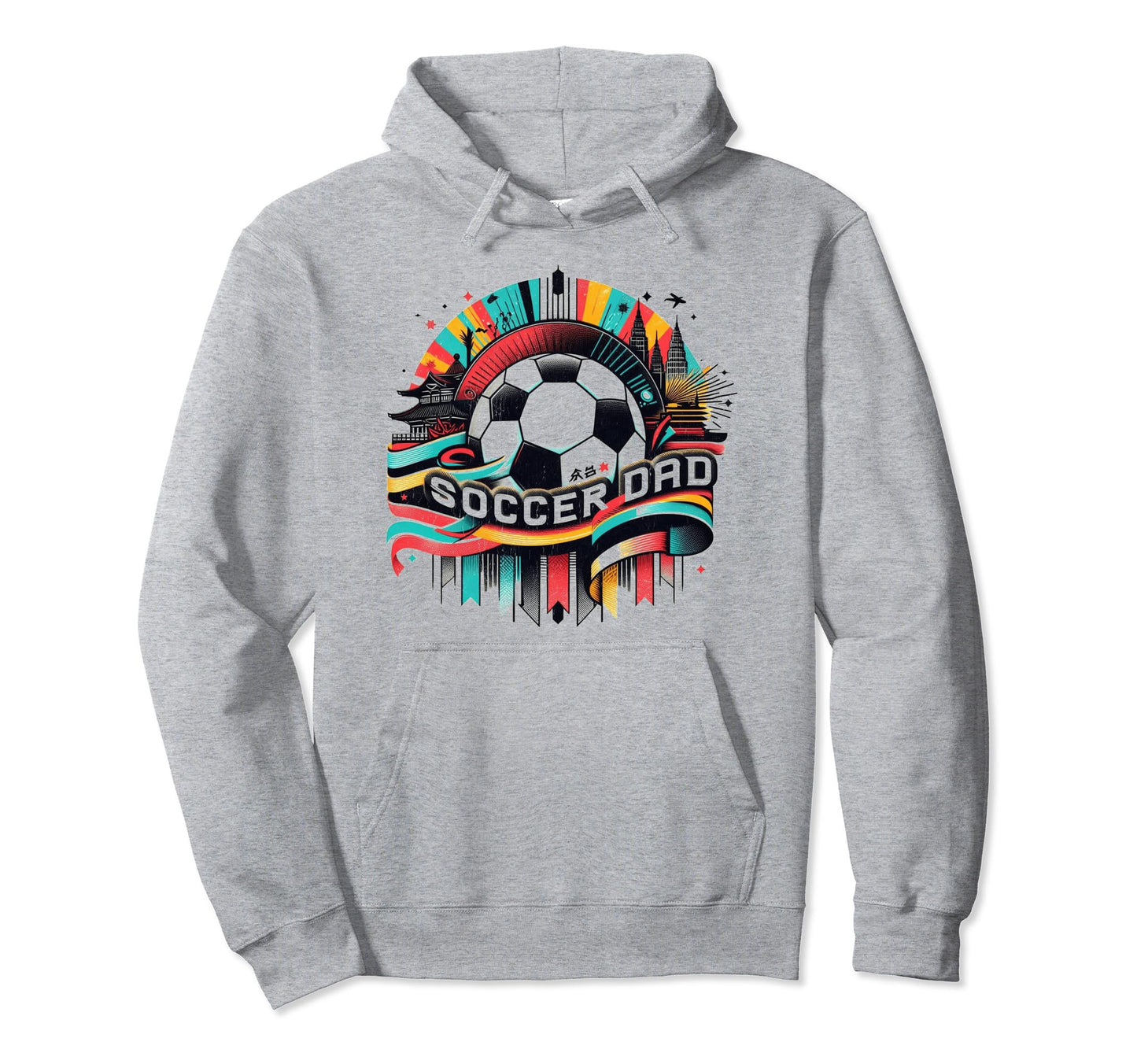 Soccer Dad Family Matching Dad Hoodie - Casual Everyday Wear Unisex - T-Shirt, Sweatshirt, Hoodie
