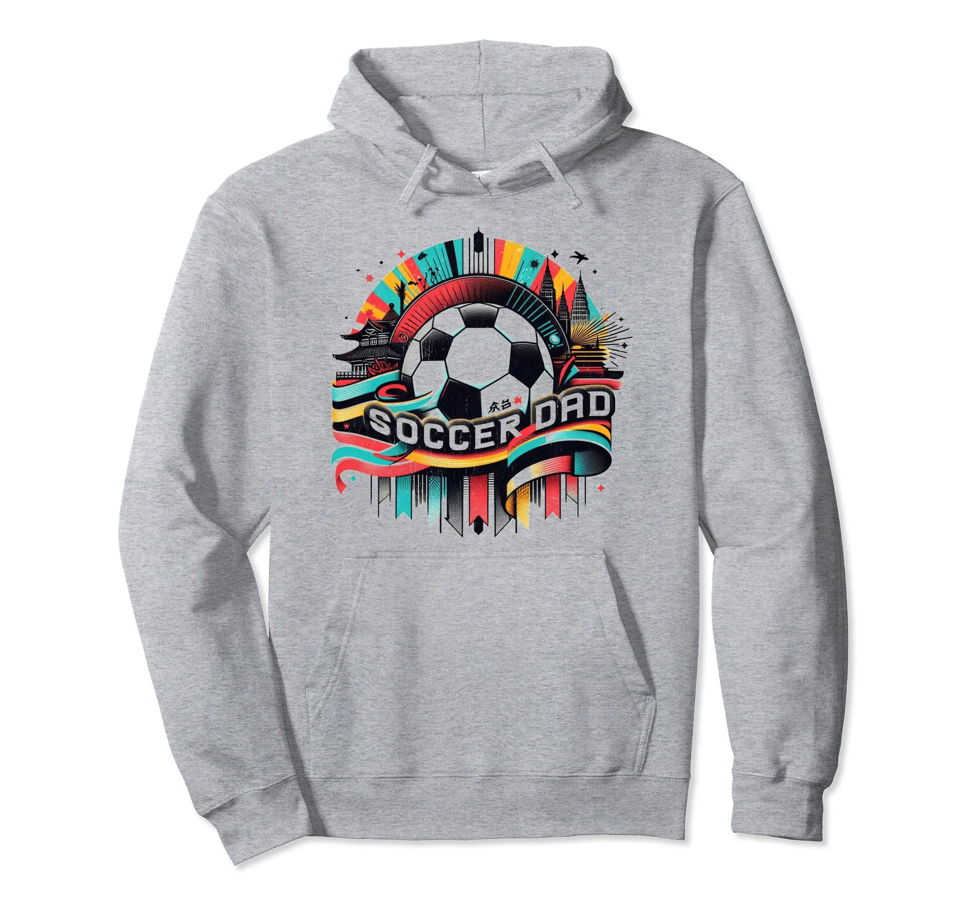 Soccer Dad Family Matching Dad Hoodie - Casual Everyday Wear Unisex - T-Shirt, Sweatshirt, Hoodie