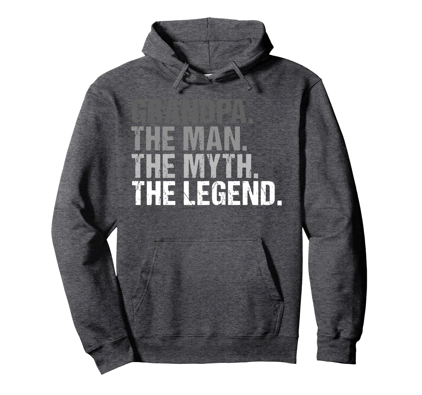 Grandpa Myth Legend Fathers Day Hoodie - Minimalist Print Unisex - T-Shirt, Sweatshirt, Hoodie