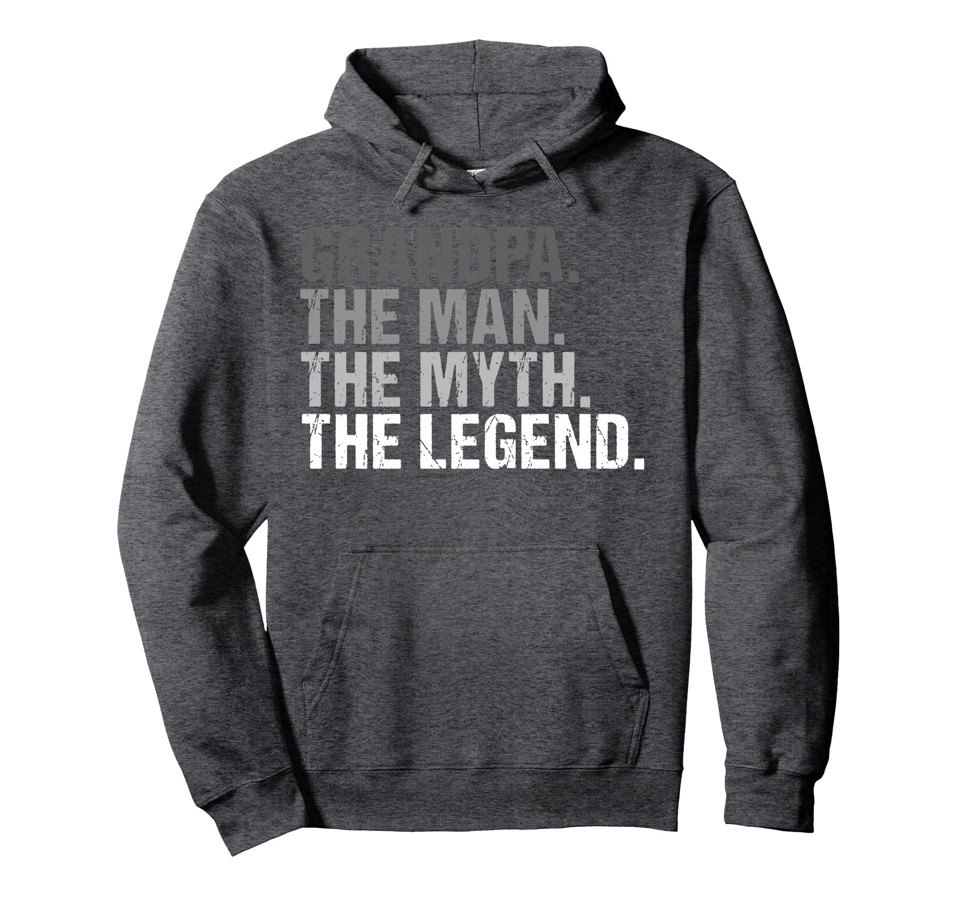 Grandpa Myth Legend Fathers Day Hoodie - Minimalist Print Unisex - T-Shirt, Sweatshirt, Hoodie