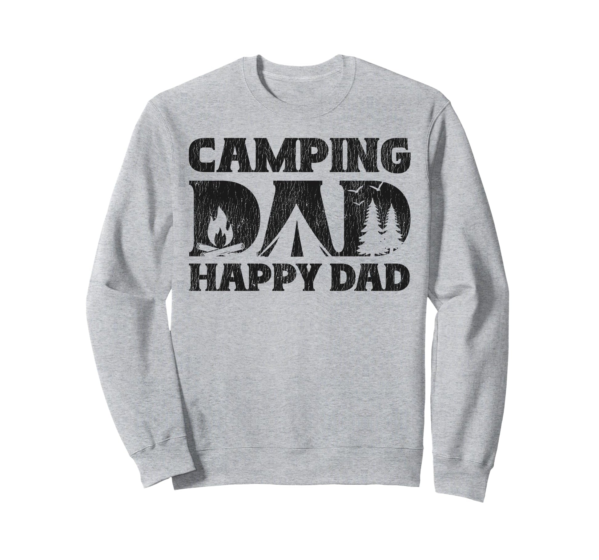 Tent Camping Husband Dad Father Family Sweatshirt - Graphic Print Unisex - T-Shirt, Sweatshirt, Hoodie