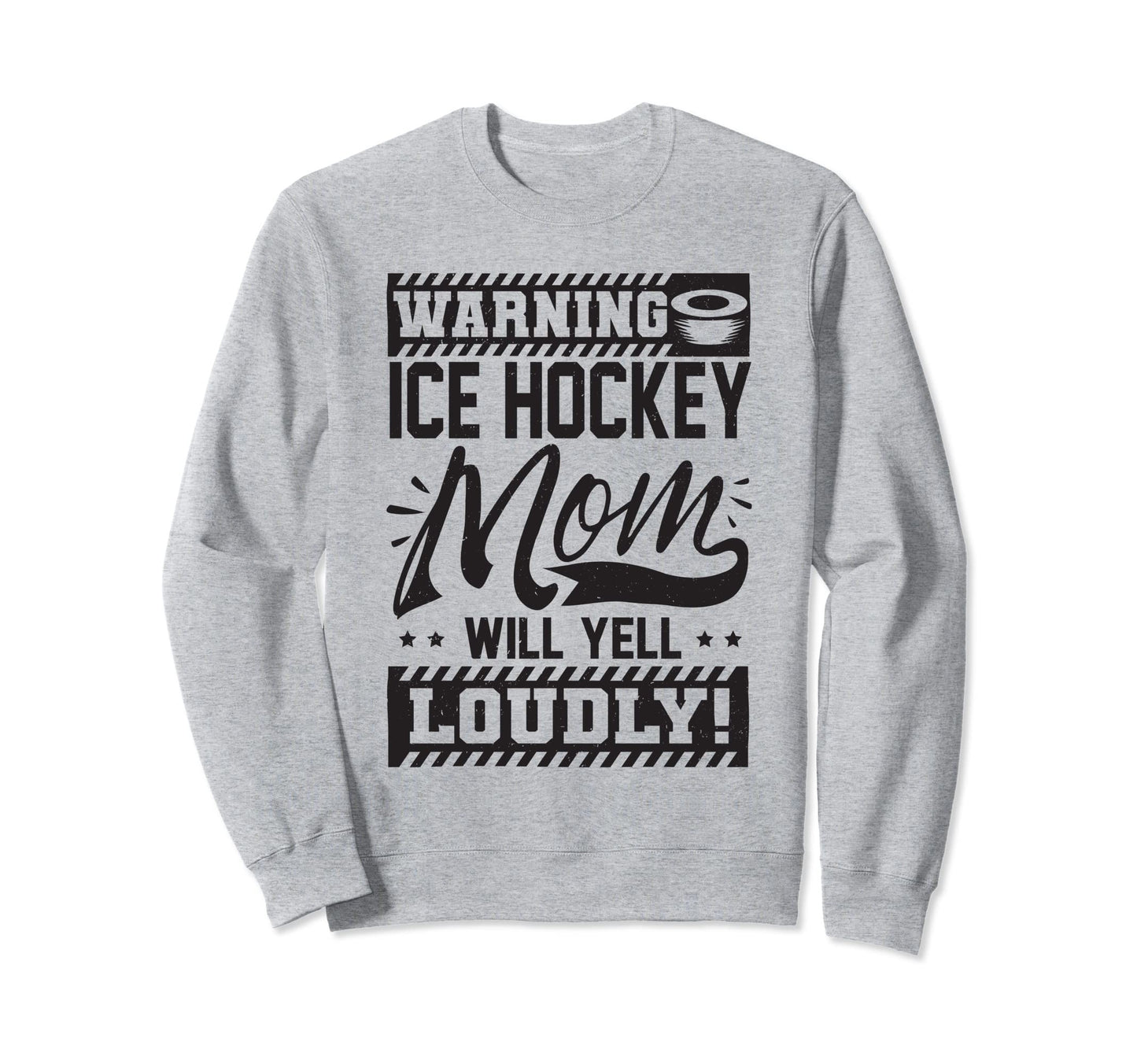 Ice Hockey Mom Ice Hockey Lover Sweatshirt - Custom Art Print Men Women - T-Shirt, Sweatshirt, Hoodie