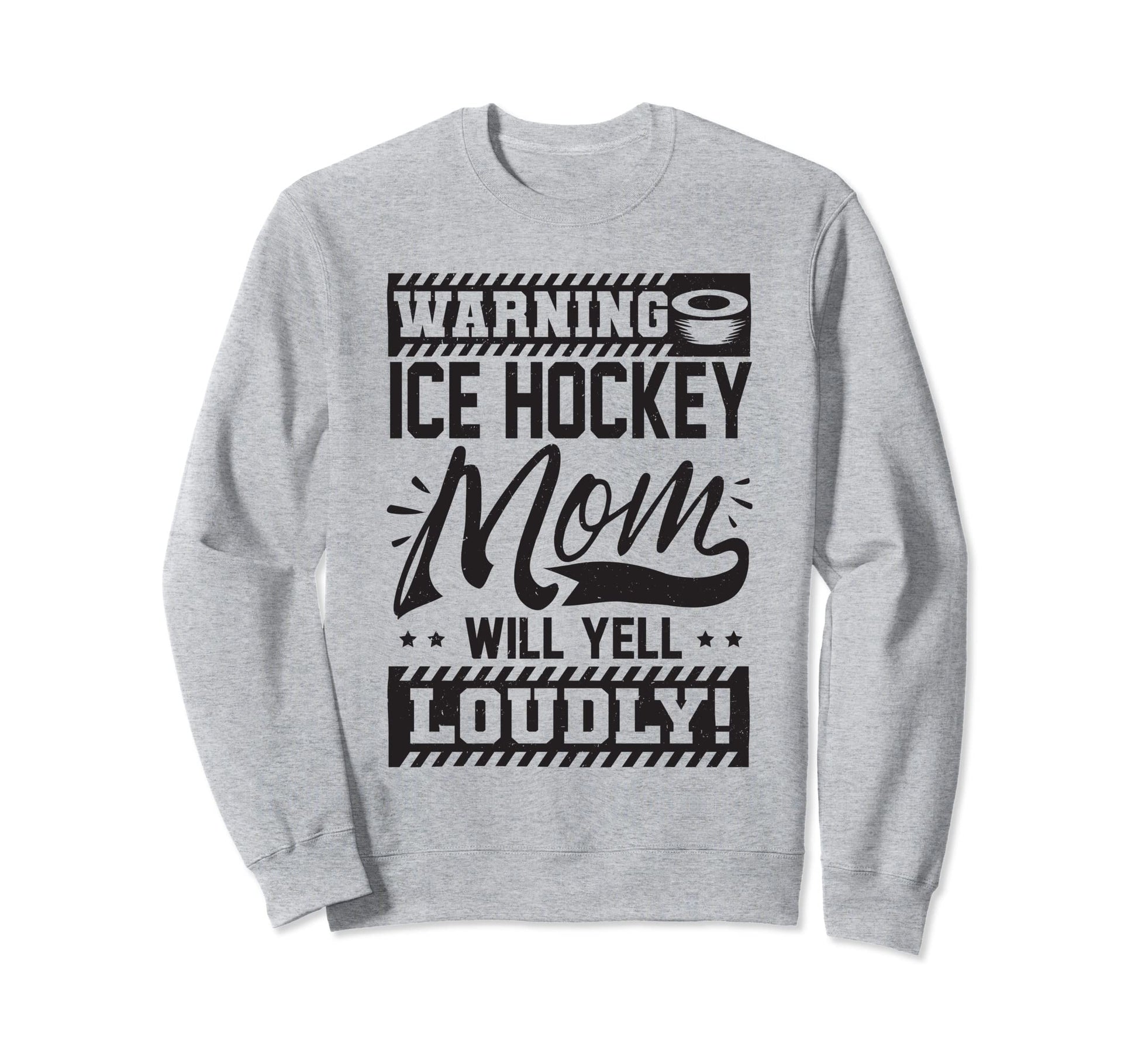 Ice Hockey Mom Ice Hockey Lover Sweatshirt - Custom Art Print Men Women - T-Shirt, Sweatshirt, Hoodie