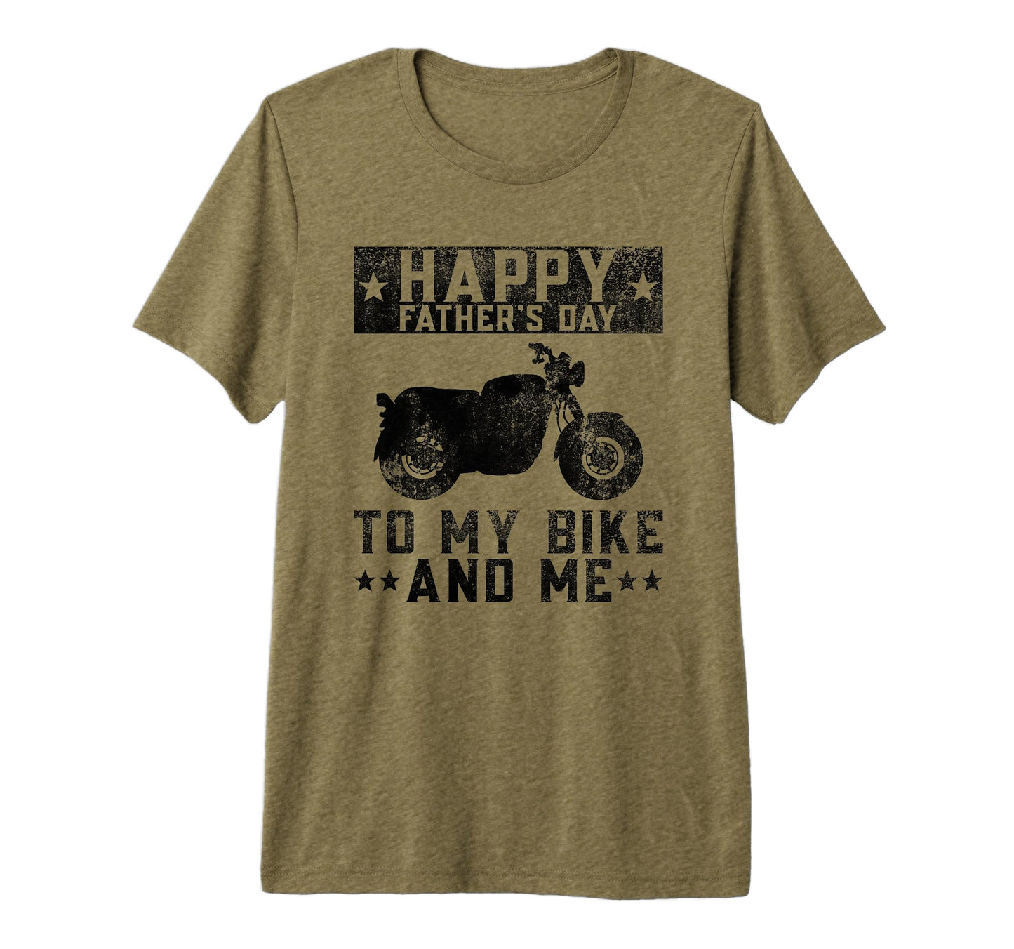 Happy Fathers Day To My Bike And Me T-Shirt - Streetwear Style Unisex - T-Shirt, Sweatshirt, Hoodie